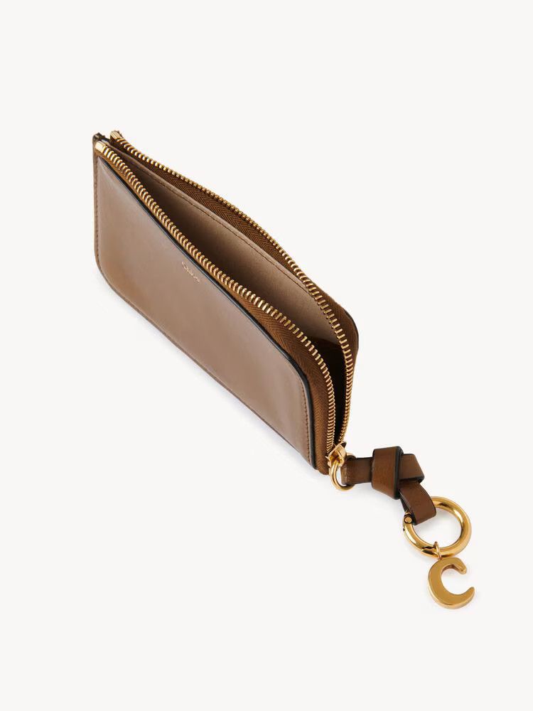 Chloe o1loc1c10226 Size: OS / Alphabet Card Holder in Dark Khaki Size ONE SIZE - 4 Thumbnail