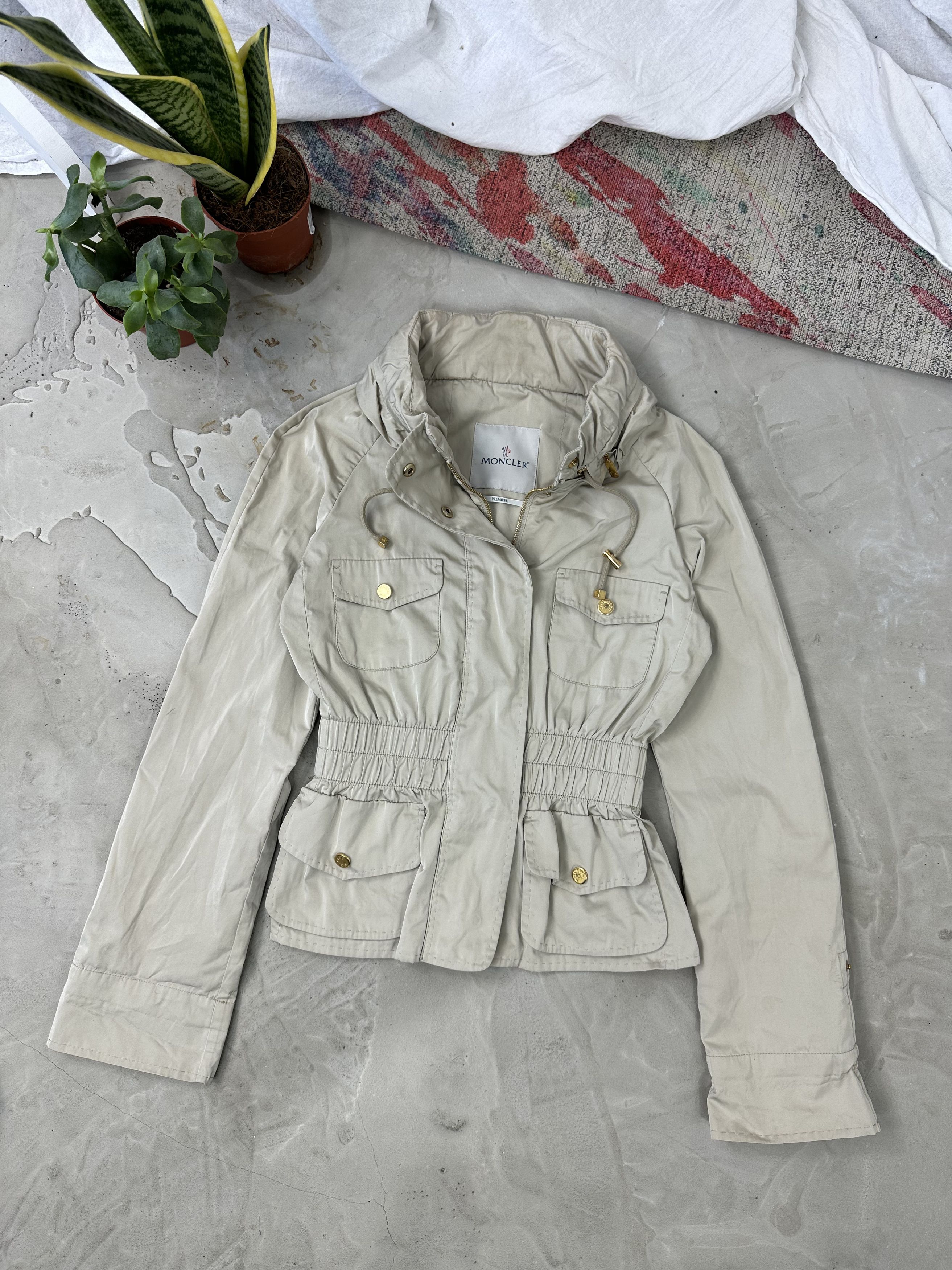 image of Moncler Beige Womens Light Jacket (Size XS)