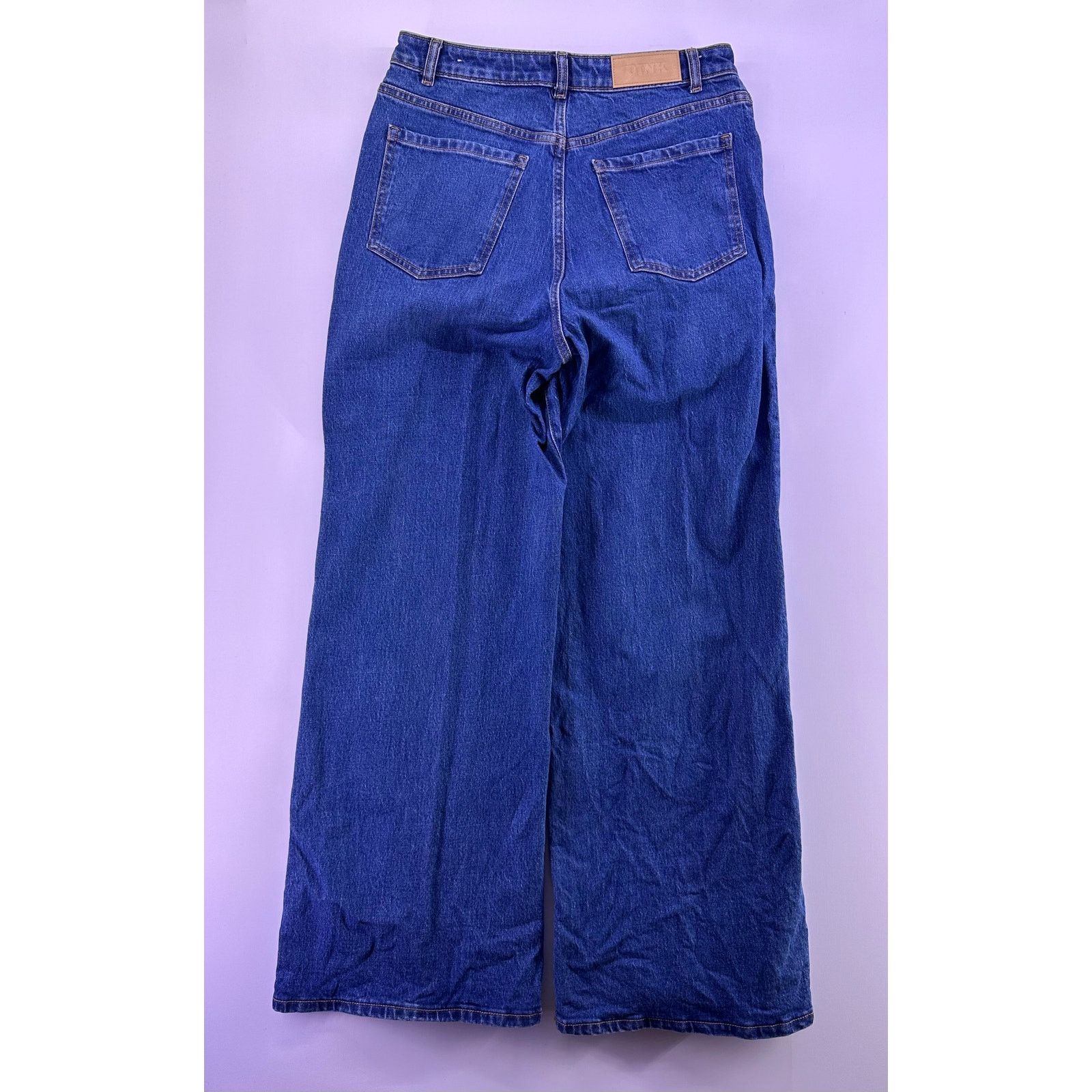 Victoria's Secret VS Pink Blue Demin Jeans Wide Leg Size 10 Size 32" / US 10 / IT 46 - 6 Thumbnail