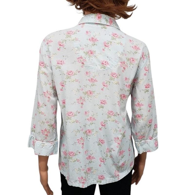 Lauren Ralph Lauren Lauren Ralph Lauren Pajama PJ Top Floral LRL Monogram M Size M / US 6-8 / IT 42-44 - 9 Thumbnail