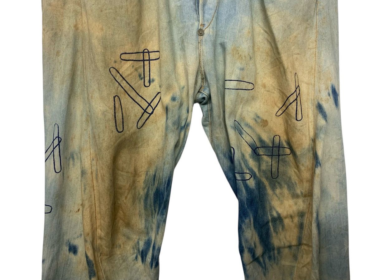 Levi's Vintage Clothing Rare Levi's Engineered Jeans Acid Washed Printed Mens Jeans Size US 35 - 10 Thumbnail