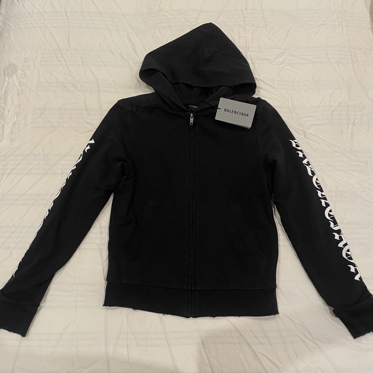 Balenciaga Balenciaga Zip up Hoodie Size S / US 4 / IT 40 - 2 Thumbnail