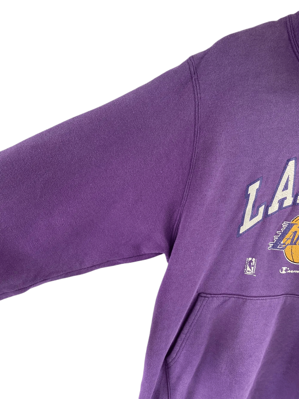 Champion Vtg Champion Lakers Faded Hoodie Pullover Size US L / EU 52-54 / 3 - 14 Thumbnail
