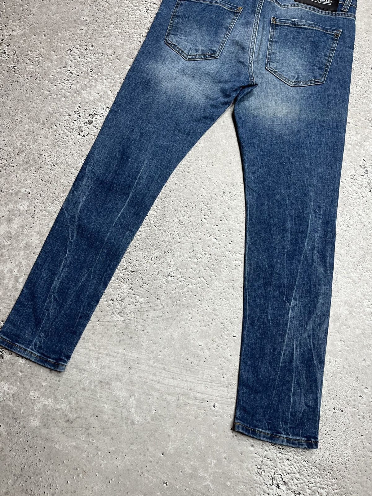 Dsquared2 Dsquared2 Slim Fit Skinny Jeans Blue Denim Made in Italy 52 Size US 34 / EU 50 - 2 Thumbnail