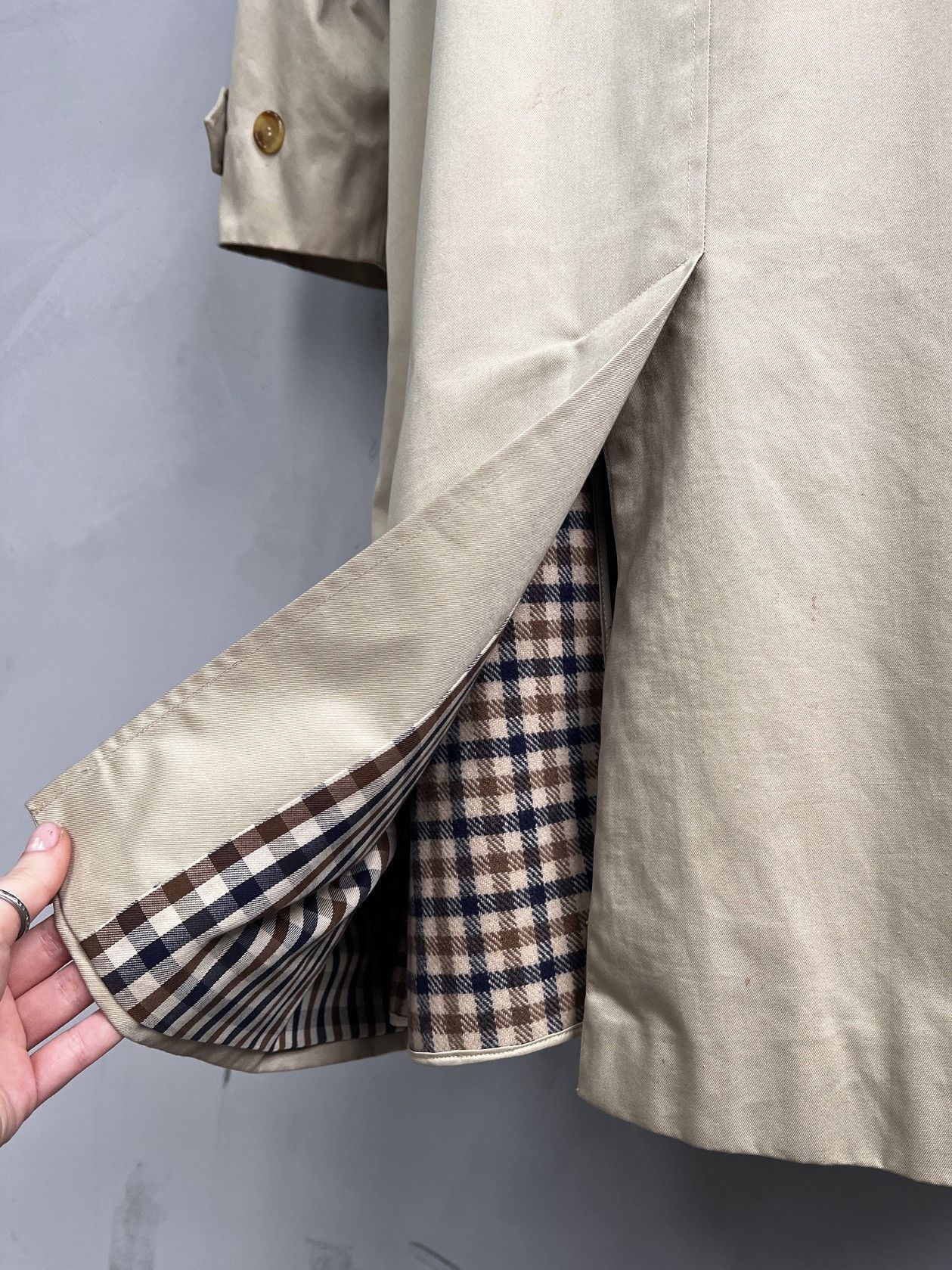 Aquascutum Aquascutum classic London Jacket Beige Vintage Coat Size US M / EU 48-50 / 2 - 13 Thumbnail