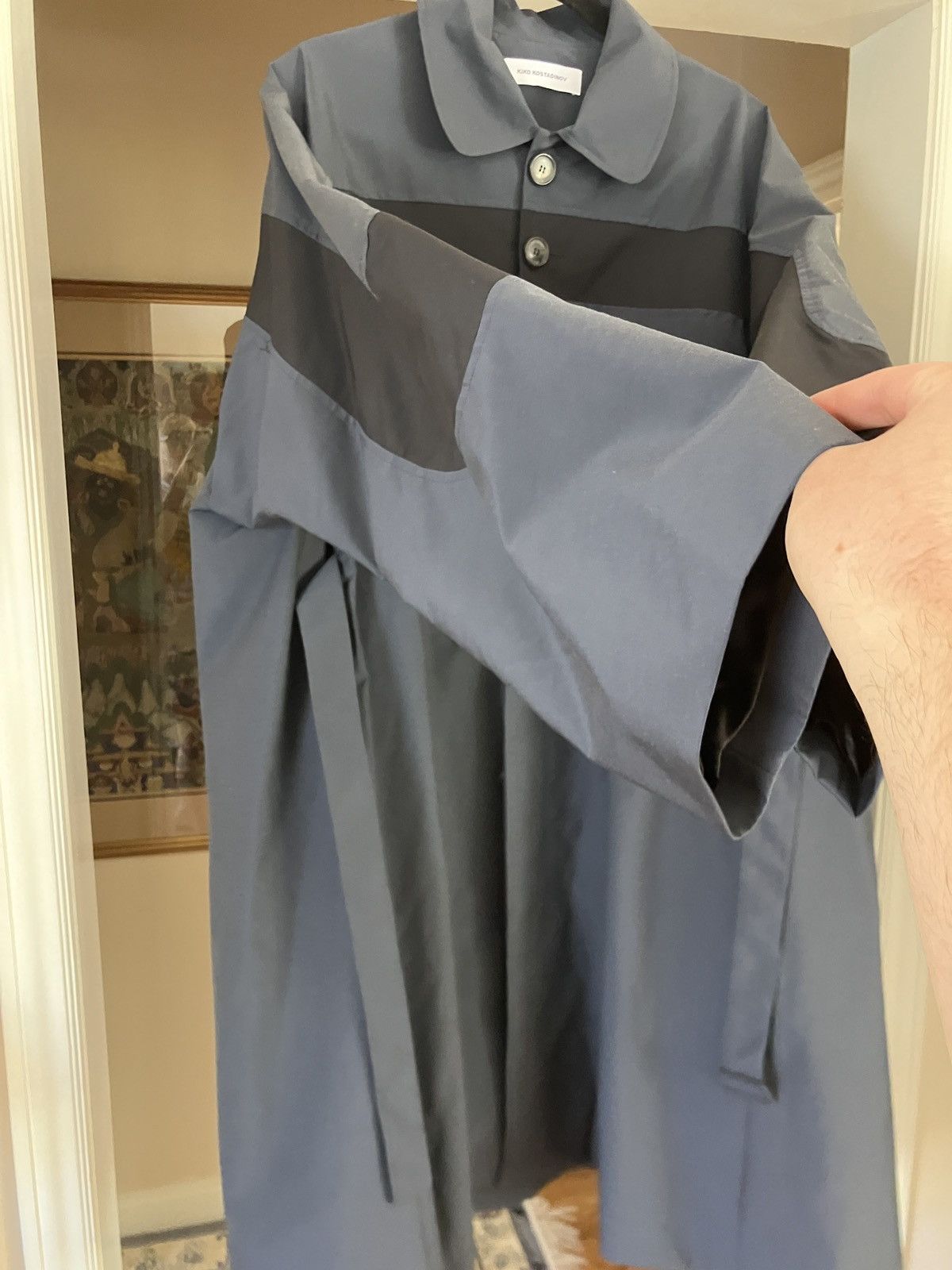 kiko kostadinov LOUISVILLELONGBELTEDCOAT
