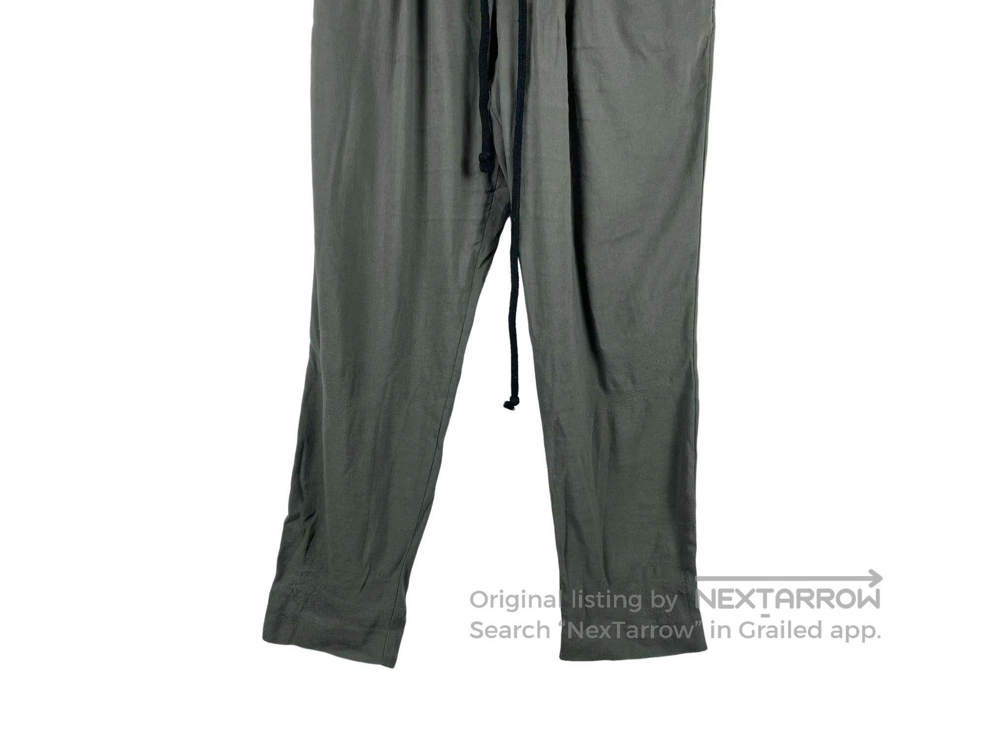 Song For The Mute SONG FOR THE MUTE Drawcord Elastic Straight Leg Casual Pan Size US 32 / EU 48 - 4 Thumbnail