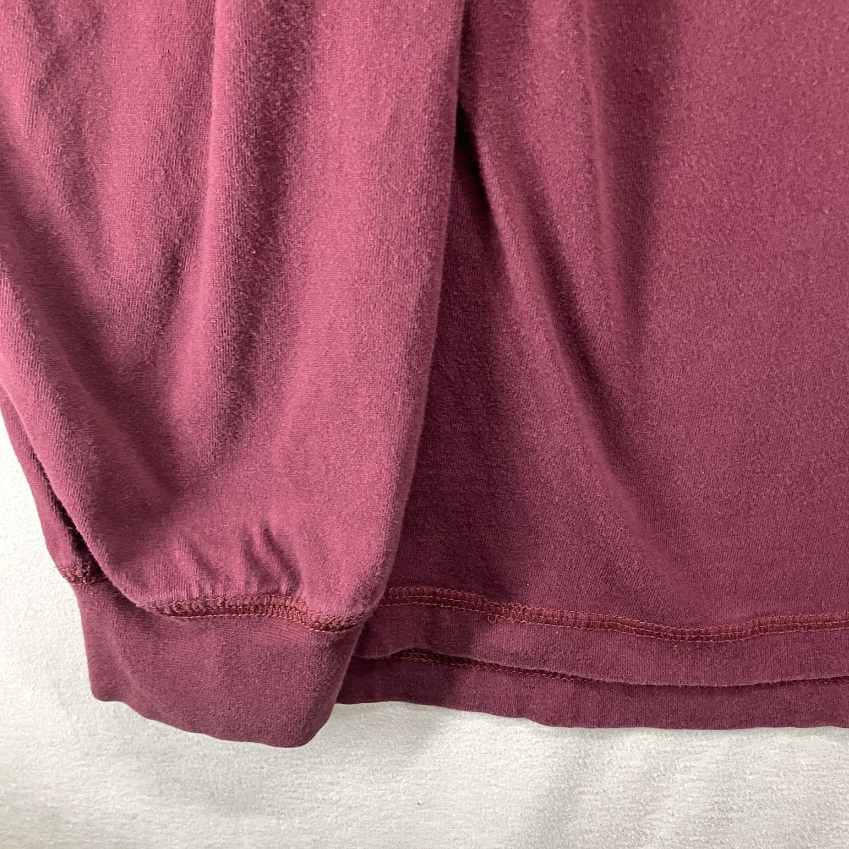 Vintage VINTAGE Gravel Gear Men’s T-Shirt Long Sleeve Merlot 2XL Red Cotton Knit Crew Neck Fisherman Pockets Heavyweight Outdoor Work Wear Mens Size US XXL / EU 58 / 5 - 7 Thumbnail