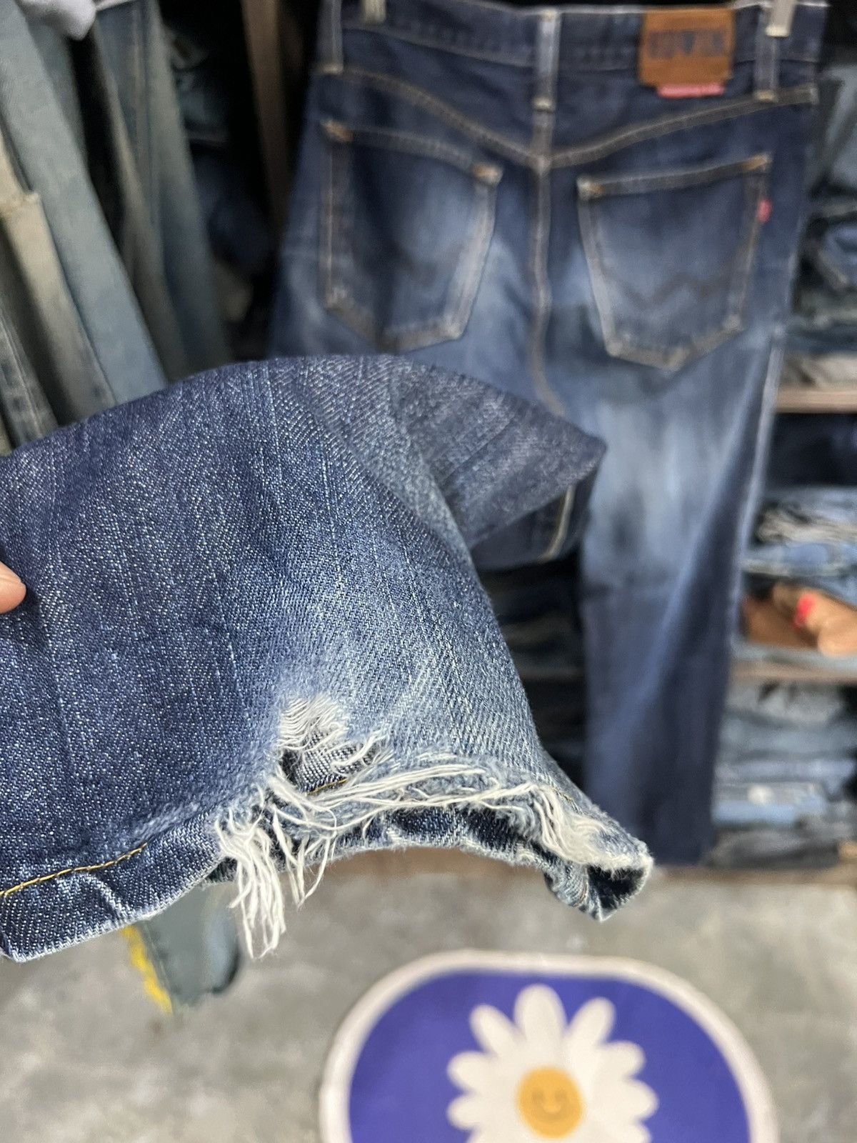 Edwin 🔥Vintage Edwin 402 Distressed Denim Size US 32 / EU 48 - 14 Thumbnail