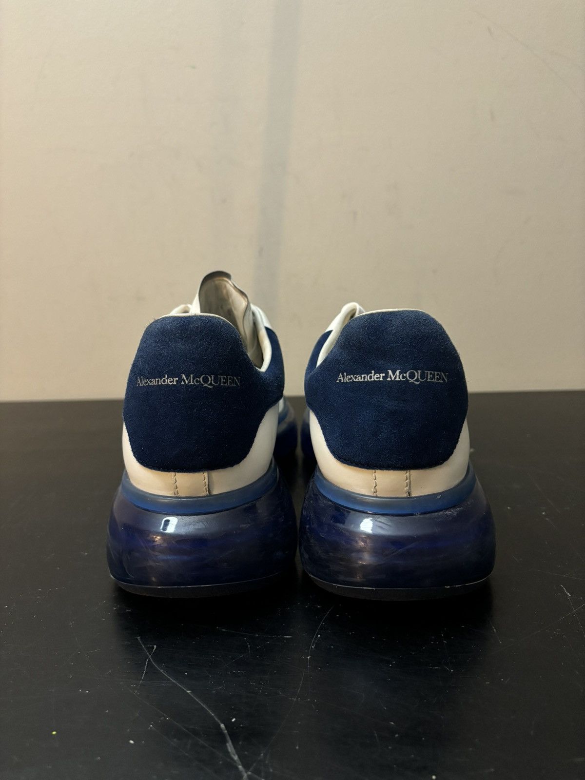 Alexander McQueen Alexander McQueen Oversized Leather Sneakers Blue Bubble Size US 11 / EU 44 - 5 Thumbnail