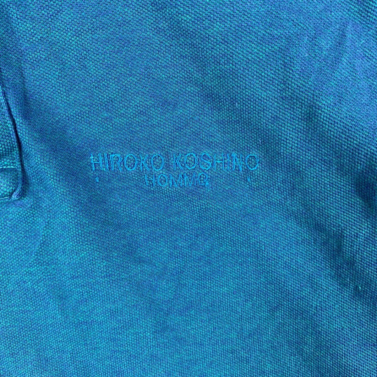 Hiroko Koshino Homme Vintage HIROKO KOSHINO HOMME Collection Polo Tee Shirt Top Size US M / EU 48-50 / 2 - 5 Thumbnail
