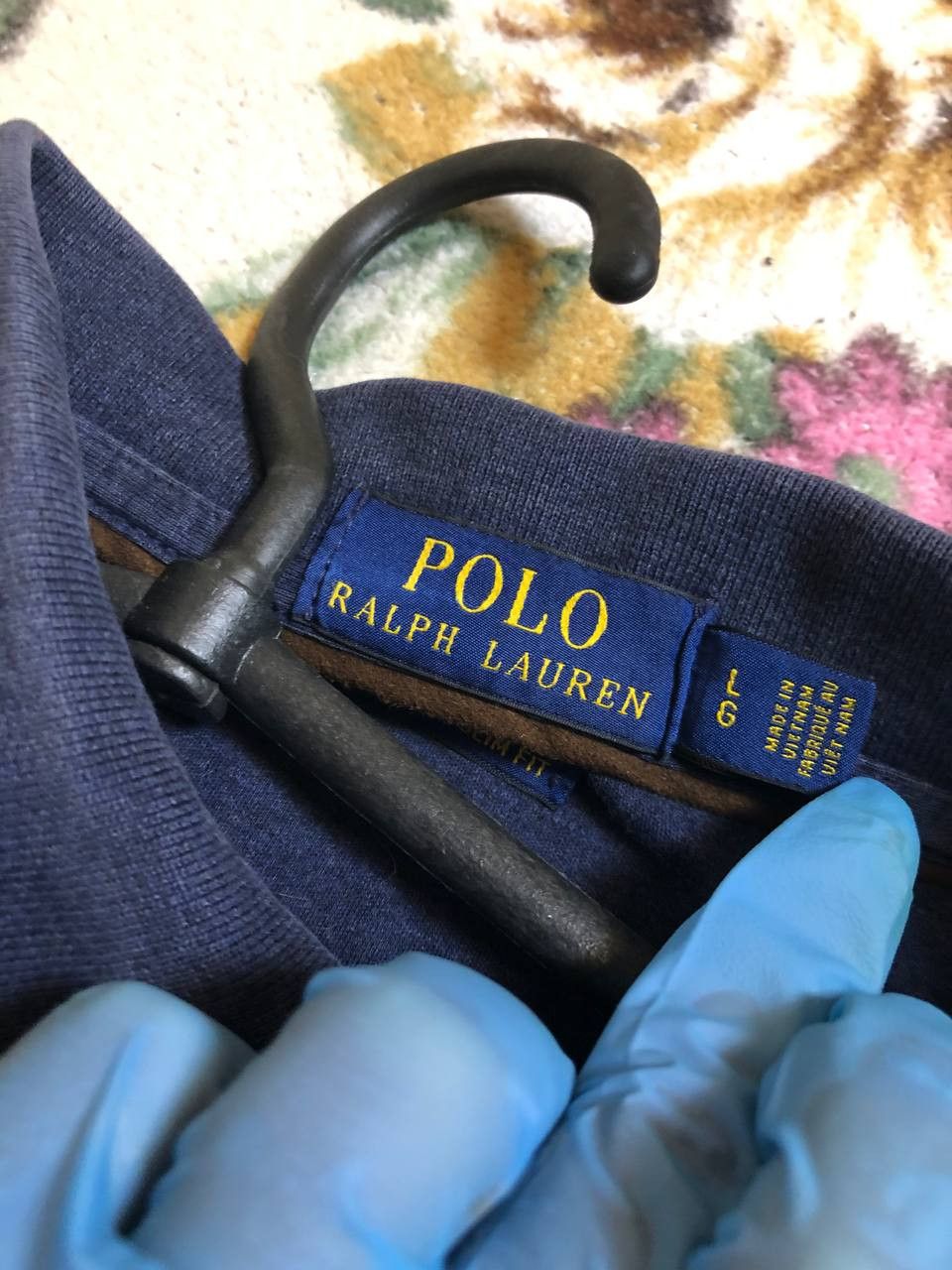 Polo Ralph Lauren Polo By Ralph Lauren Men's Shirt Navy Large Long Sleeve Size US L / EU 52-54 / 3 - 2 Thumbnail