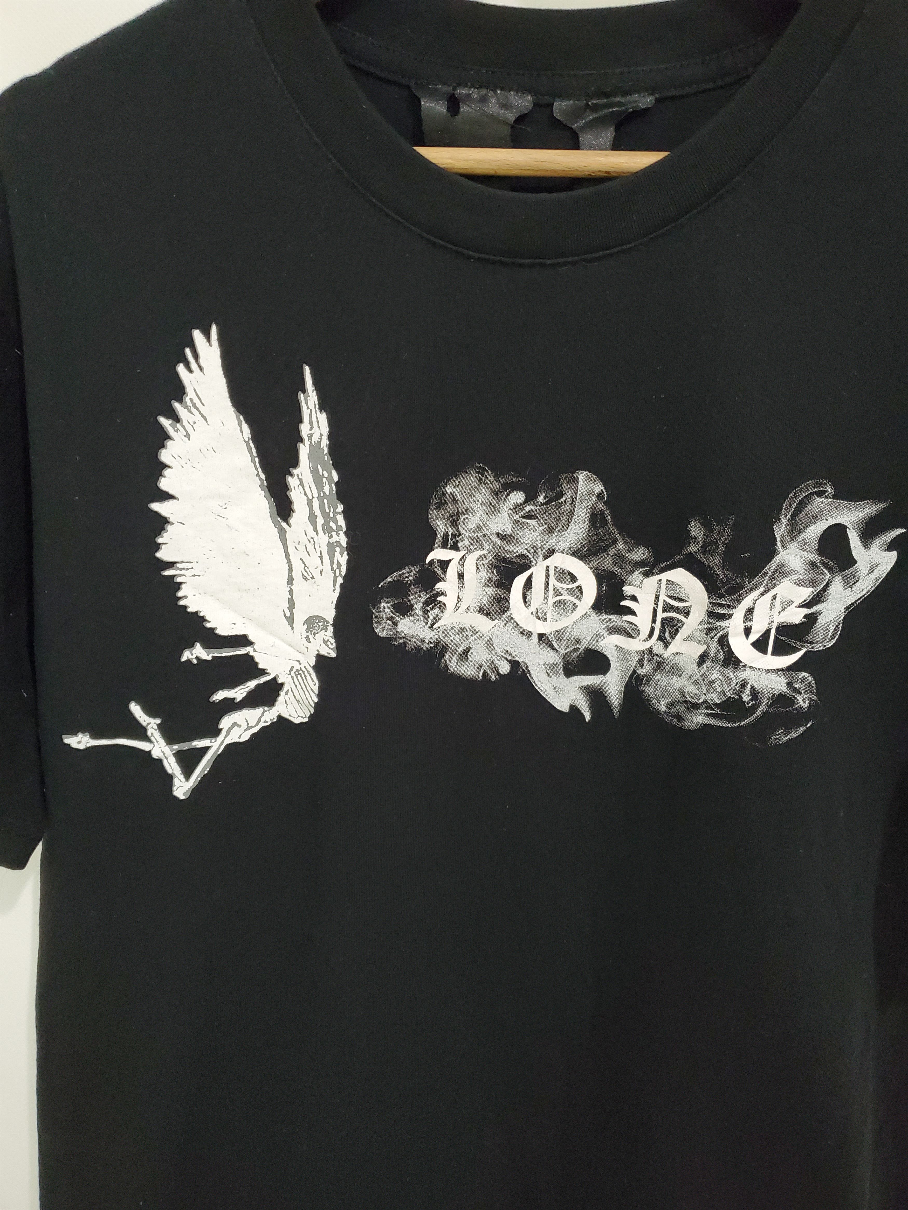 Vlone VLONE Smoke Demon Angel Female Couple V Back Print M Size US M / EU 48-50 / 2 - 2 Thumbnail