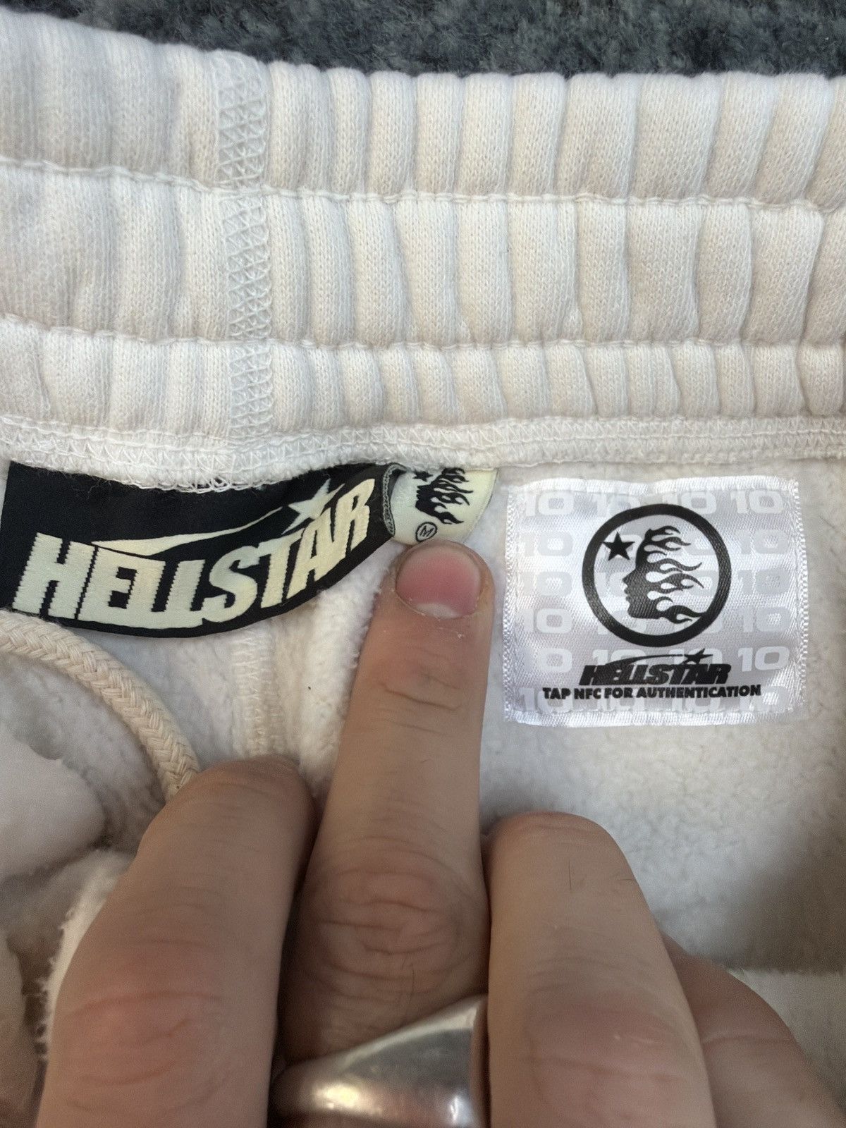 HELLSTAR Hellstar beat us sweatpant white Size US 32 / EU 48 - 4 Thumbnail