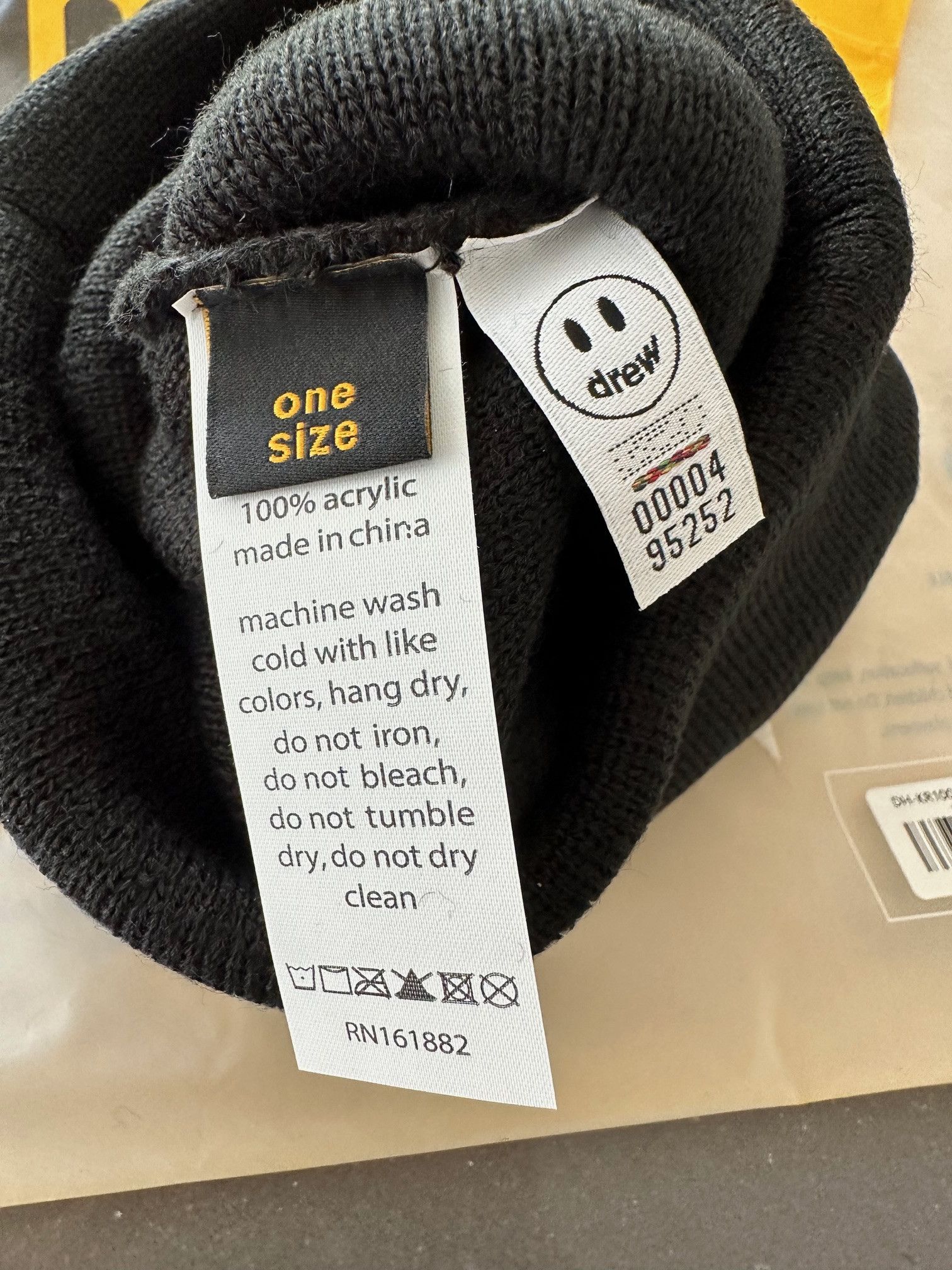 Drew House × Justin Bieber Drew House Mascot Beanie Size ONE SIZE - 8 Thumbnail