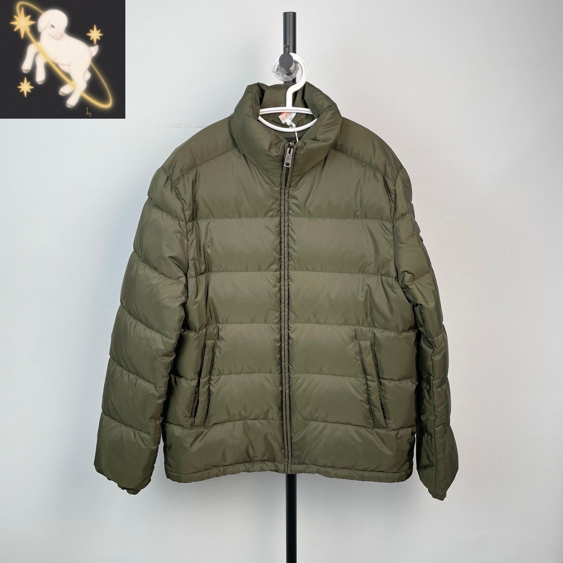 Prada Prada Metallic Green Heavy Coat S Men Size US S / EU 44-46 / 1 - 1 Thumbnail