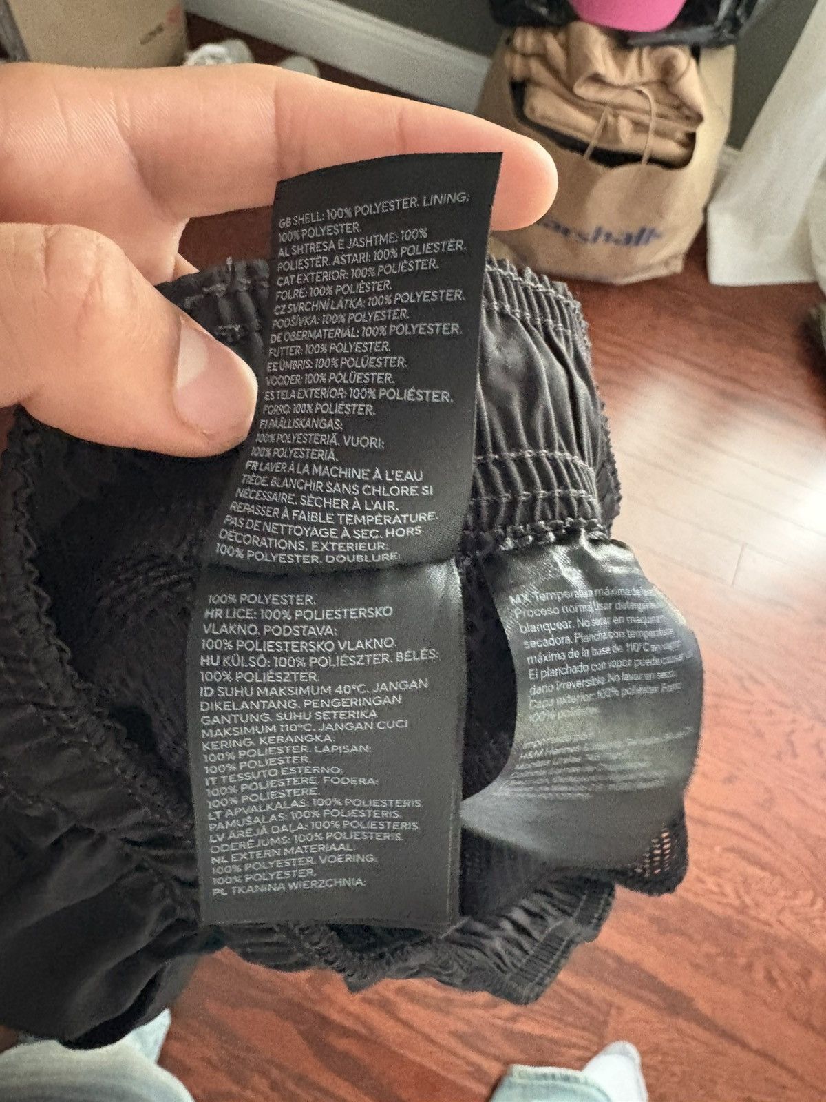 H&M BRG Black Swim Shorts Size US 28 / EU 44 - 5 Thumbnail