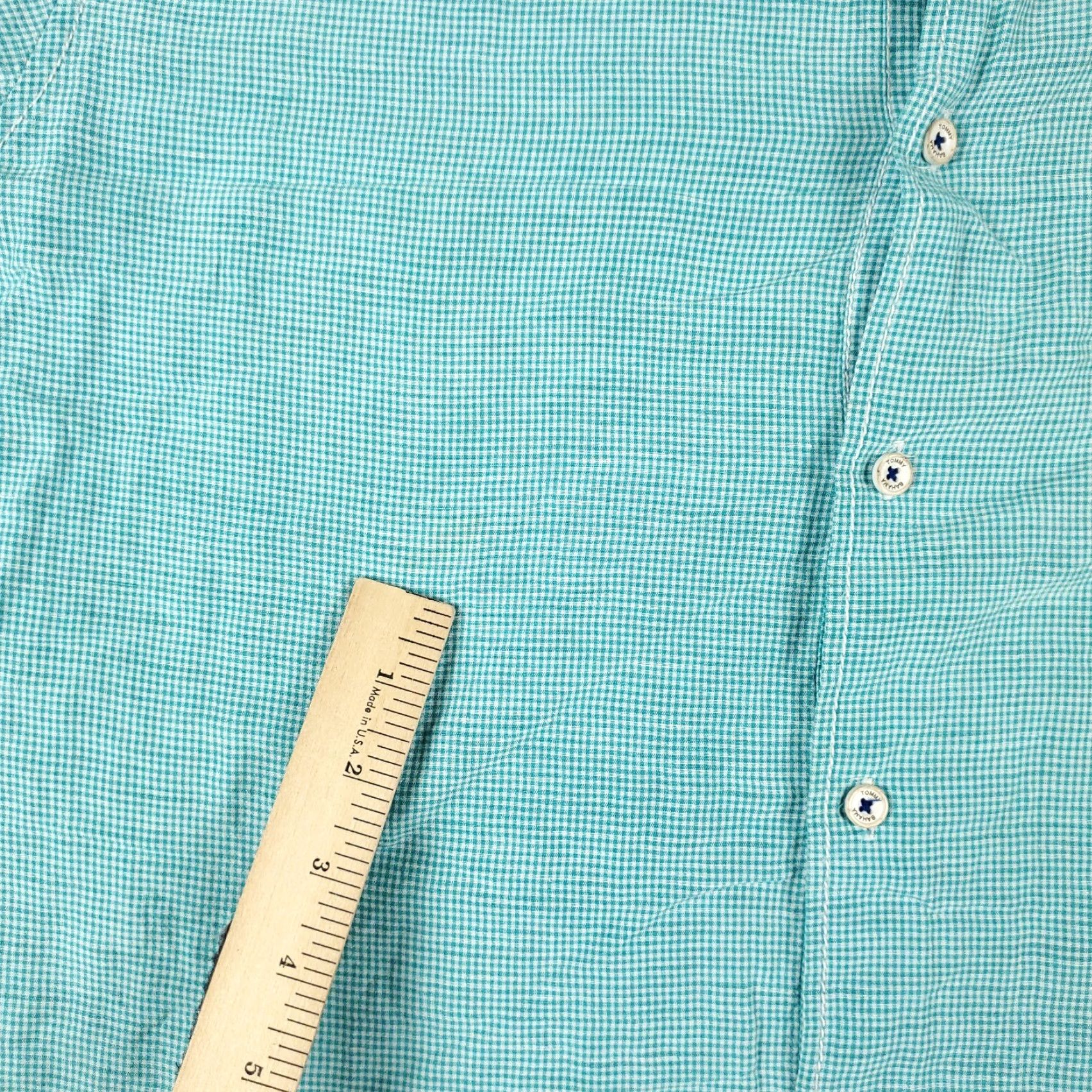 Tommy Bahama Tommy Bahama Blue Plaid Button-Up Shirt Mens Large Long Sleeve Casual Woven Size US L / EU 52-54 / 3 - 3 Thumbnail