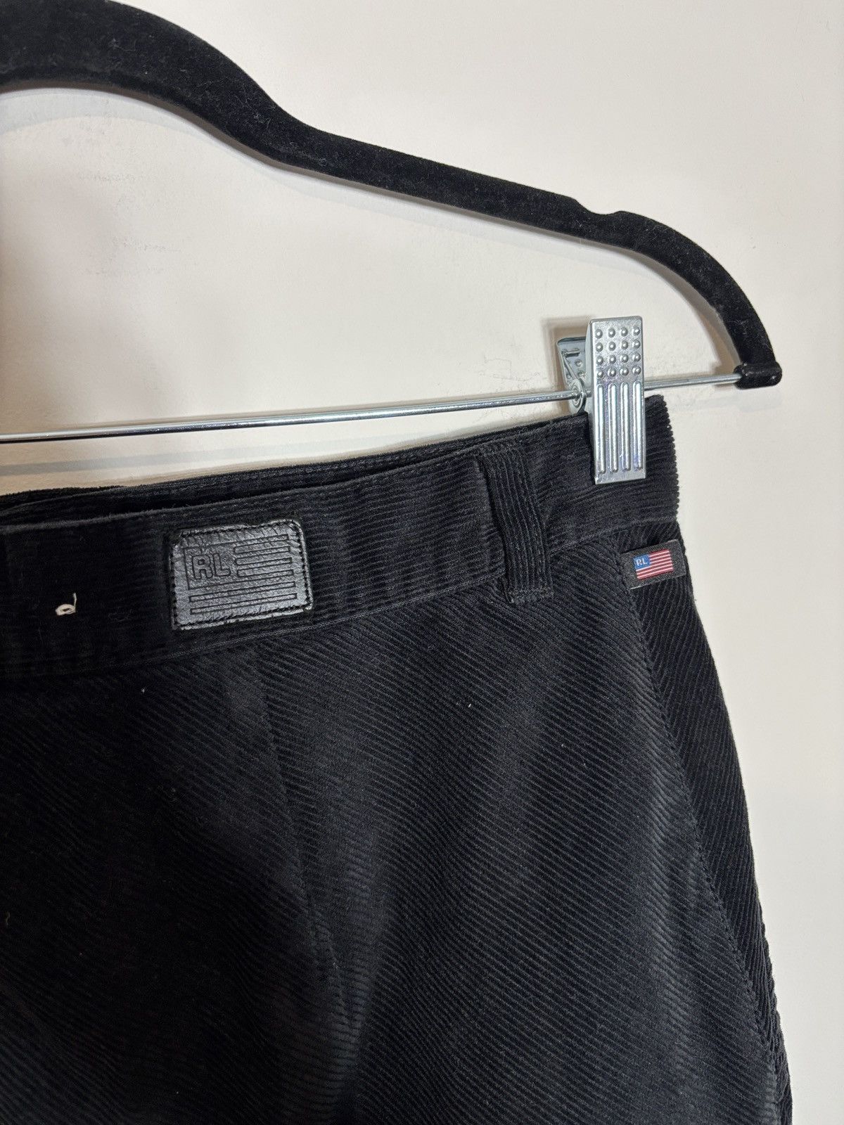 Polo Ralph Lauren VTG Ralph Lauren Polo Jeans Corduroy Maxi Skirt Slit Back Size 27" / US 4 / IT 40 - 4 Thumbnail