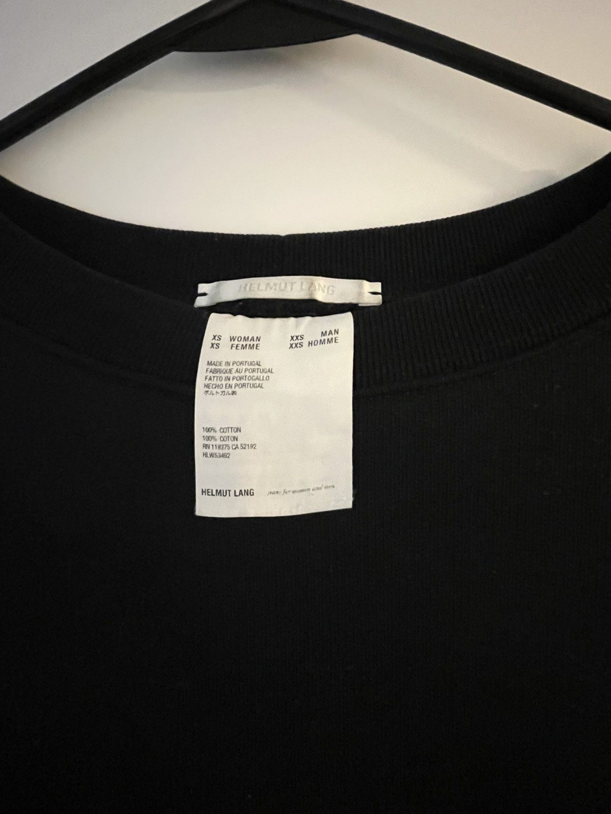 Helmut Lang OVERSIZED Copyright Crewneck Size US XXS / EU 40 - 3 Thumbnail