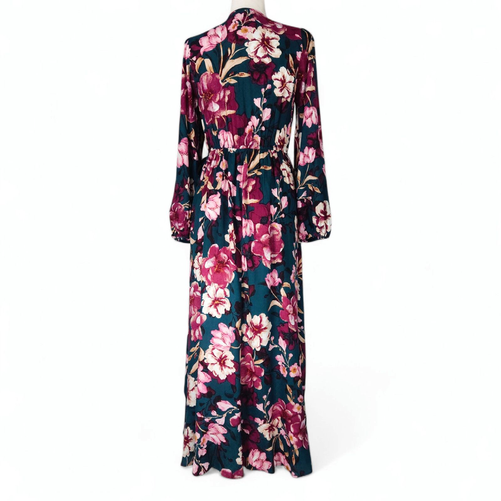 Other NWT Band of the Free Floral Wrap Maxi Dress M [8-10] Boho Size M / US 6-8 / IT 42-44 - 4 Thumbnail
