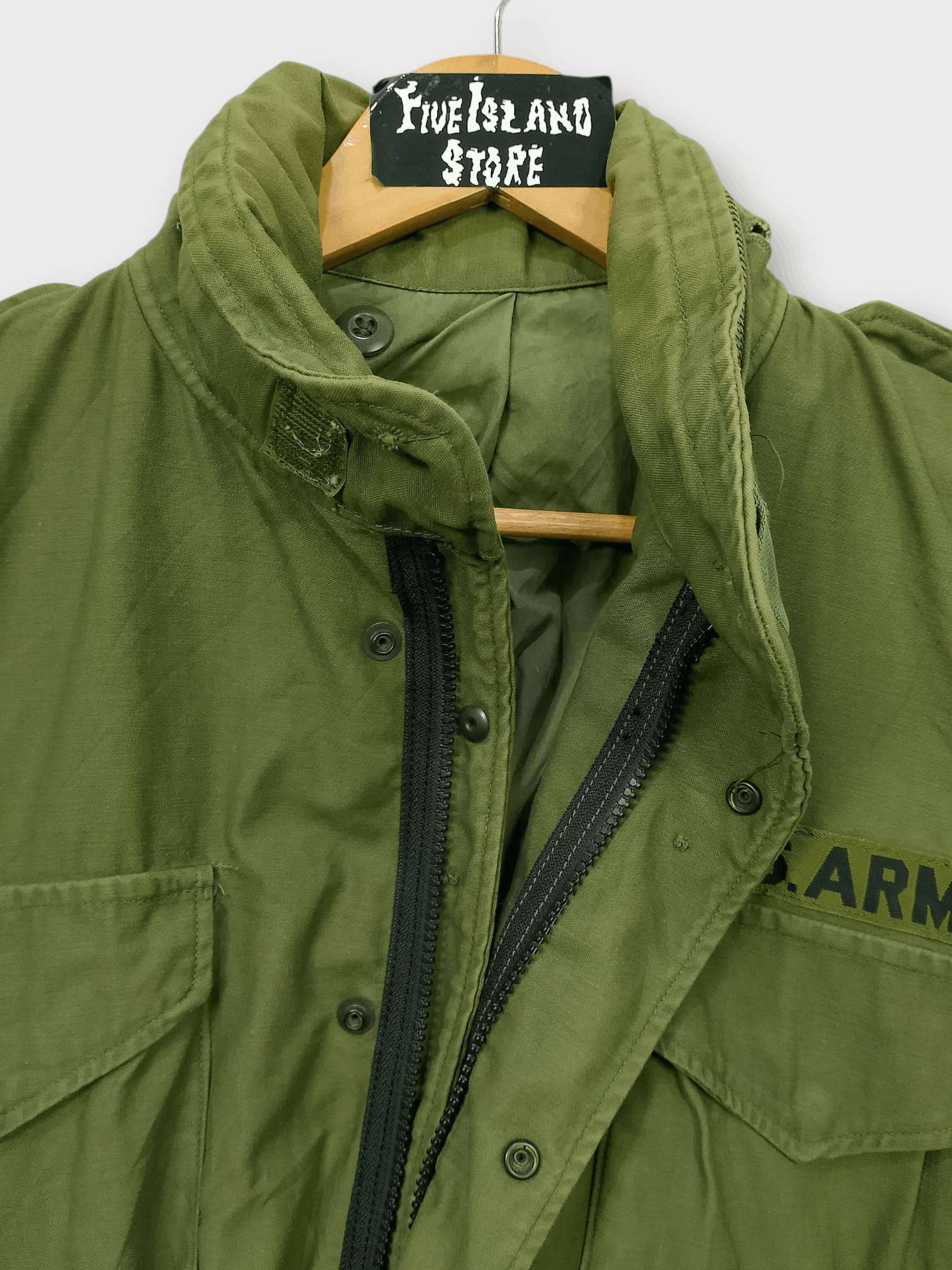 Vintage Original 1973 U.S. Army M-65 Field Jacket Vietnam War Era Size US M / EU 48-50 / 2 - 4 Thumbnail
