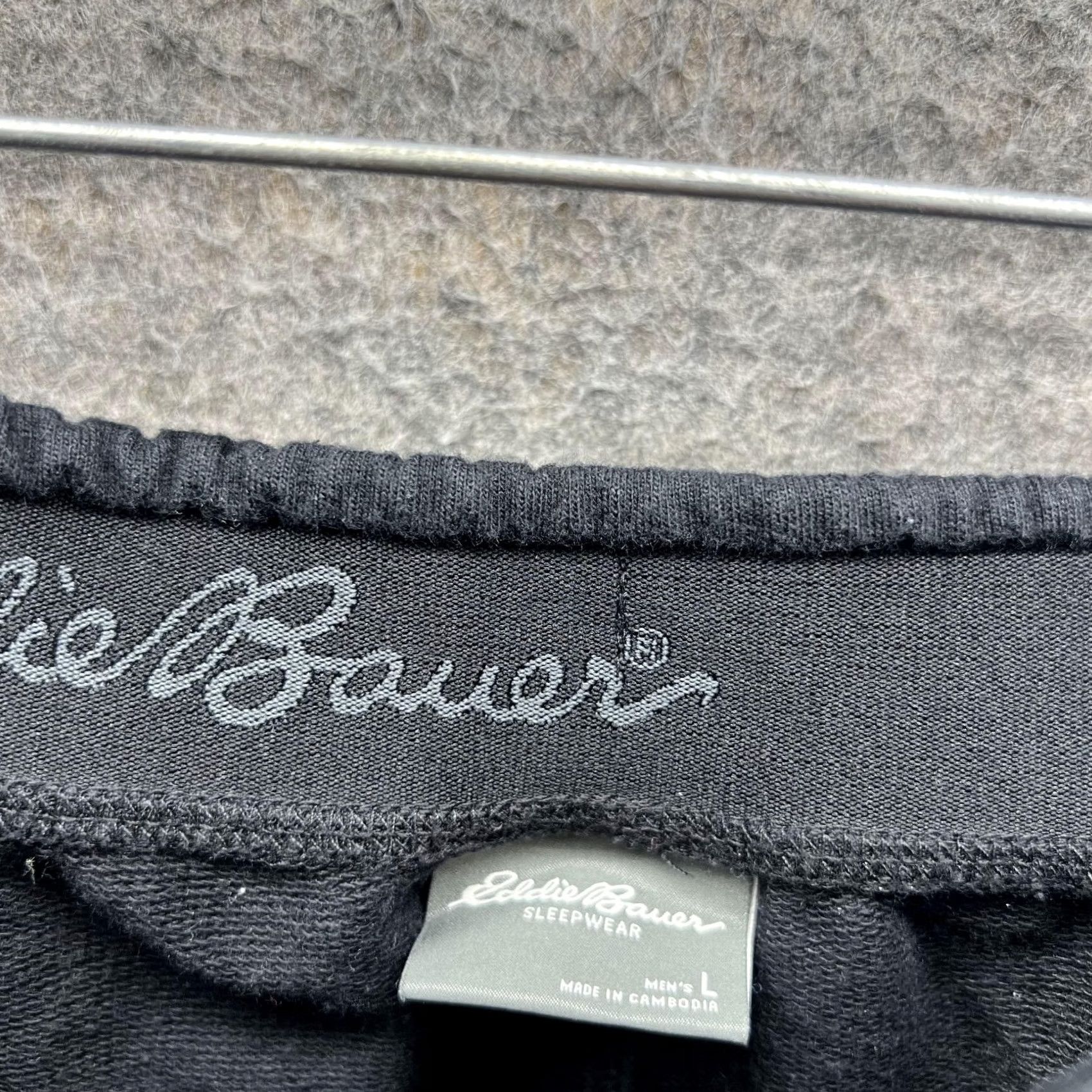 Eddie Bauer Eddie Bauer Sweatpants Men Large Adult Black Athletic Training Polyester Stretch Pants Casual Regular Fit Inseam 26 in Pockets Size US 33 - 7 Thumbnail