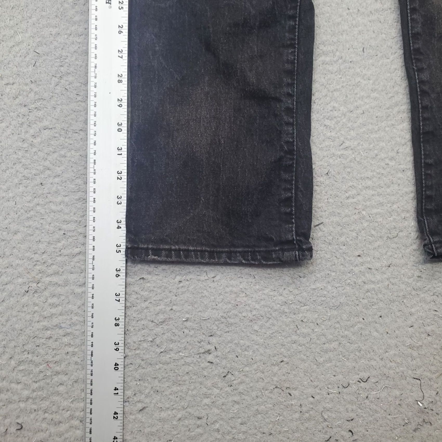 Vintage Kensie Women 6 Jeans Black Denim The Mila Hi-Rise Straight 5-Pocket Stretch Vintage: No Size 6 Wom ens? Size 28" / US 6 / IT 42 - 3 Thumbnail