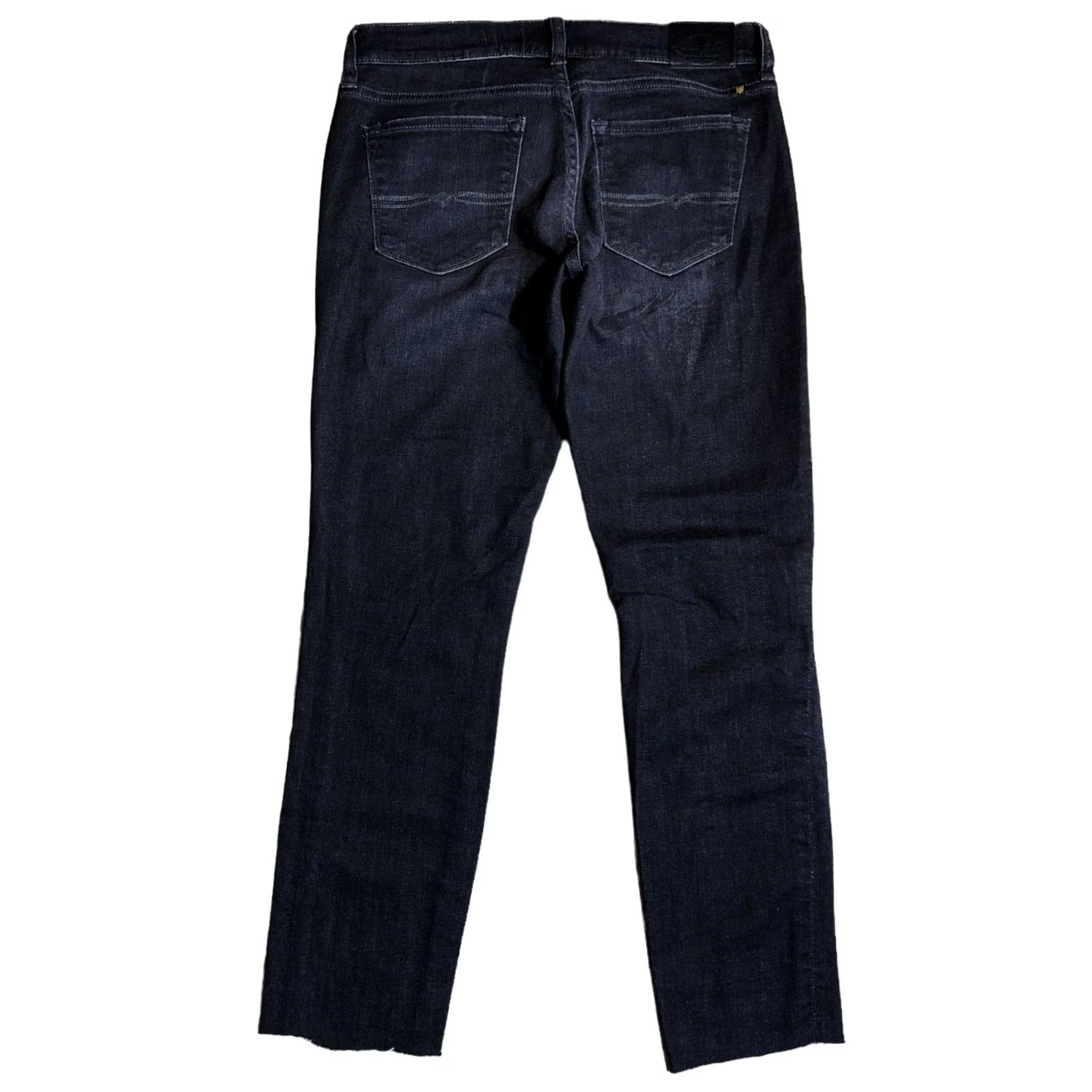 Lucky Brand Lucky Brand Jeans Womens Charlie Skinny Crop Black Distressed Denim 4 25.5 Size 27" / US 4 / IT 40 - 2 Thumbnail