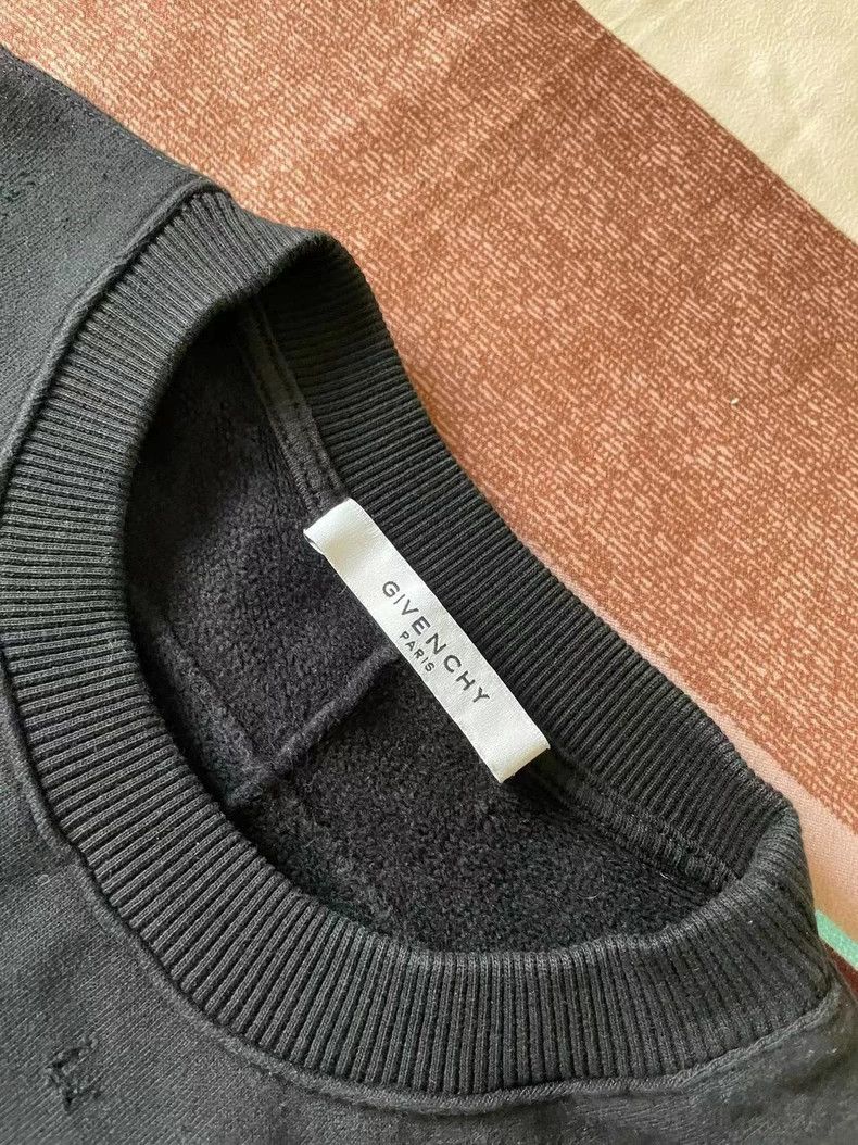 Givenchy Givenchy Long-sleeve Terry T-Shirt Sweater, OS Loose Fit Size US XS / EU 42 / 0 - 2 Thumbnail