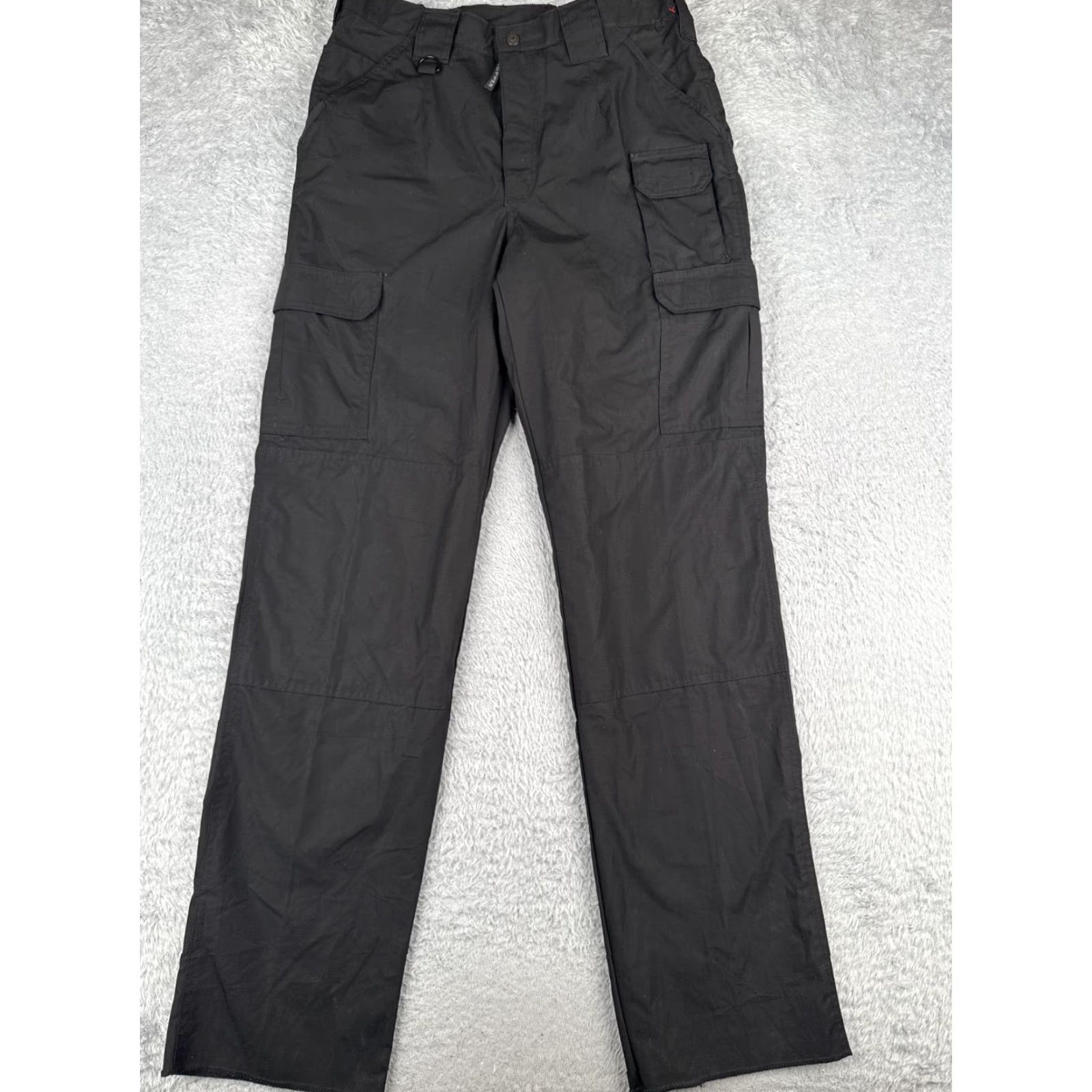 Propper PROPper Pants Women 14 Black Cargo Rip-Stop Fabric Double Knee Poly Blend Unhem Size 36" / US 14 / IT 50 - 2 Thumbnail