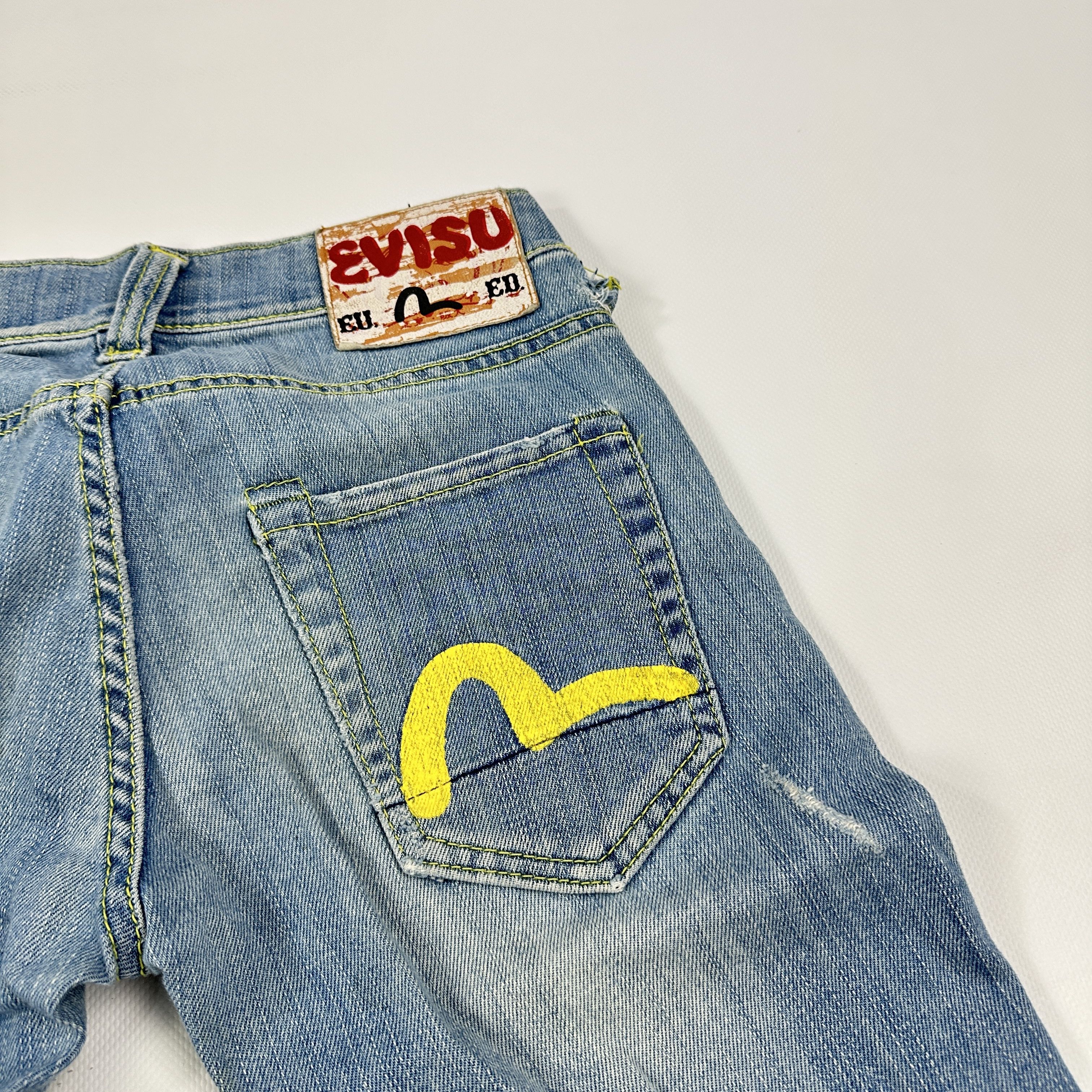 Evisu Jeans Evisu Geisha – W26 Size 26" / US 2 / IT 38 - 3 Thumbnail