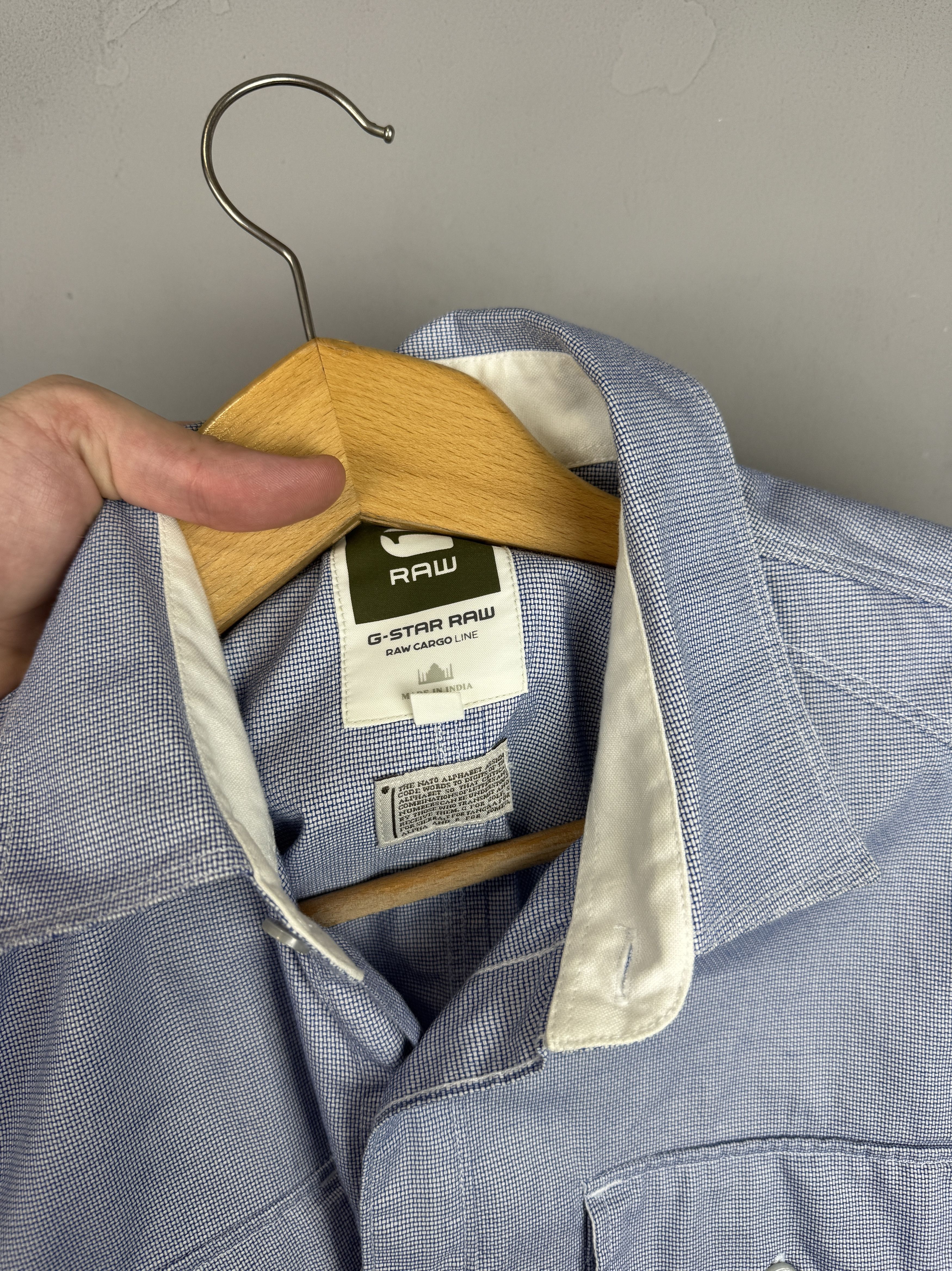 G-Star G-star Raw Shirt RCO Arizona Stockton Blue Check Long Sleeve Size US XXL / EU 58 / 5 - 8 Thumbnail