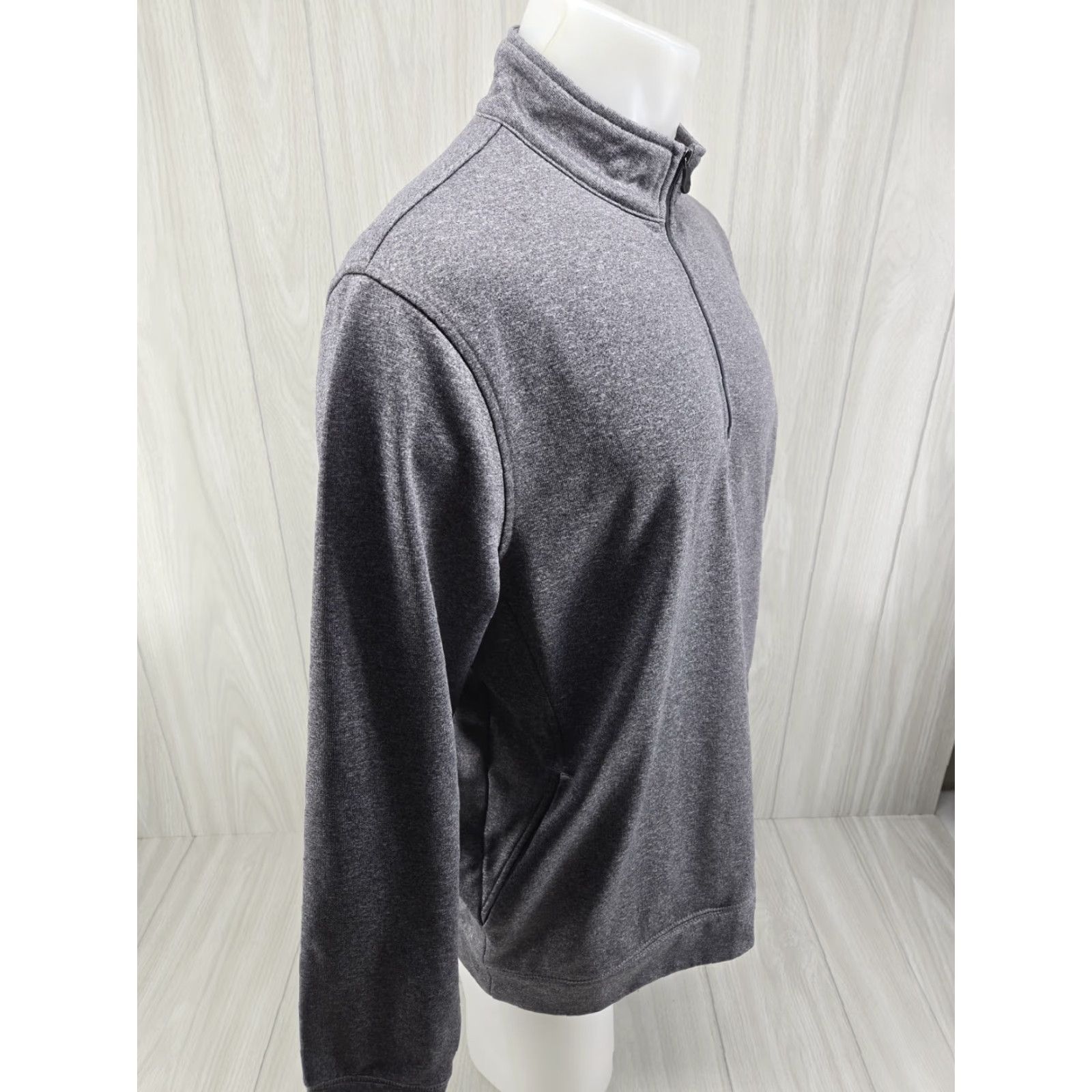 Vintage VINTAGE Pro Tour Men’s Pullover Shirt Long Sleeve 1/4 Zip Gray Medium Athletic Casual Golf Shirt Size US M / EU 48-50 / 2 - 6 Thumbnail