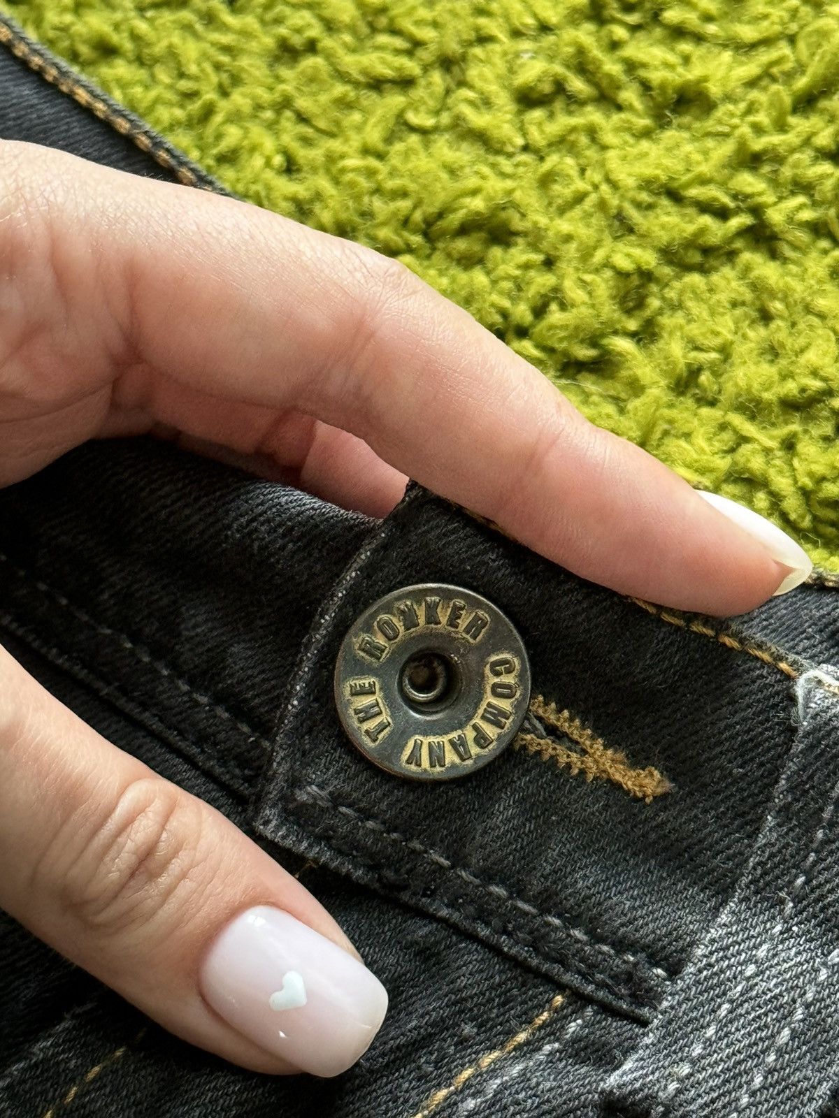 Designer × THE ROKKER COMPANY × Vintage Rokker company biker denim pants jeans Size US 34 / EU 50 - 4 Thumbnail