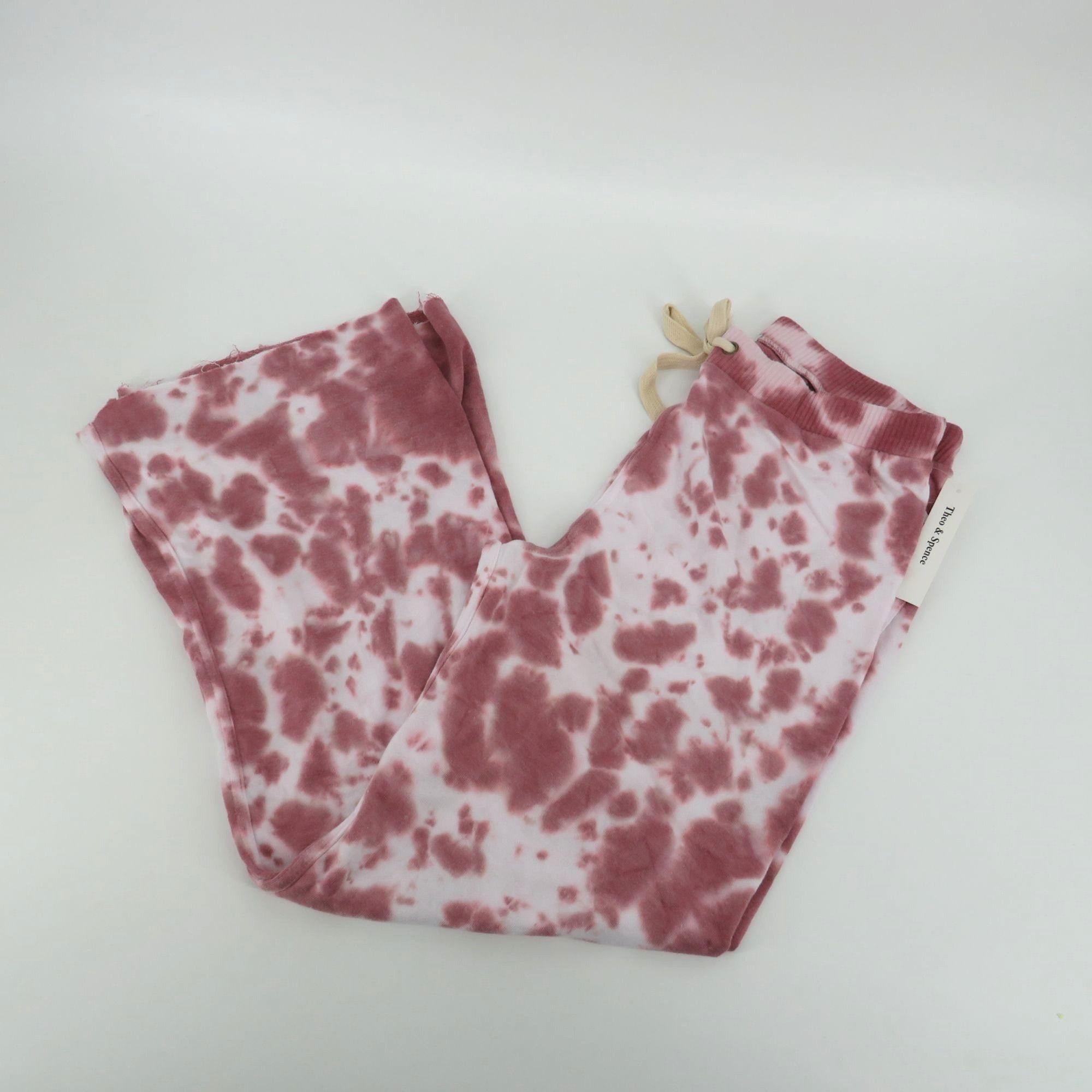 Other Theo & Spence Tie-Dye Lounge Pants Small Pink White NWT $64 Size 30" / US 8 / IT 44 - 1 Thumbnail