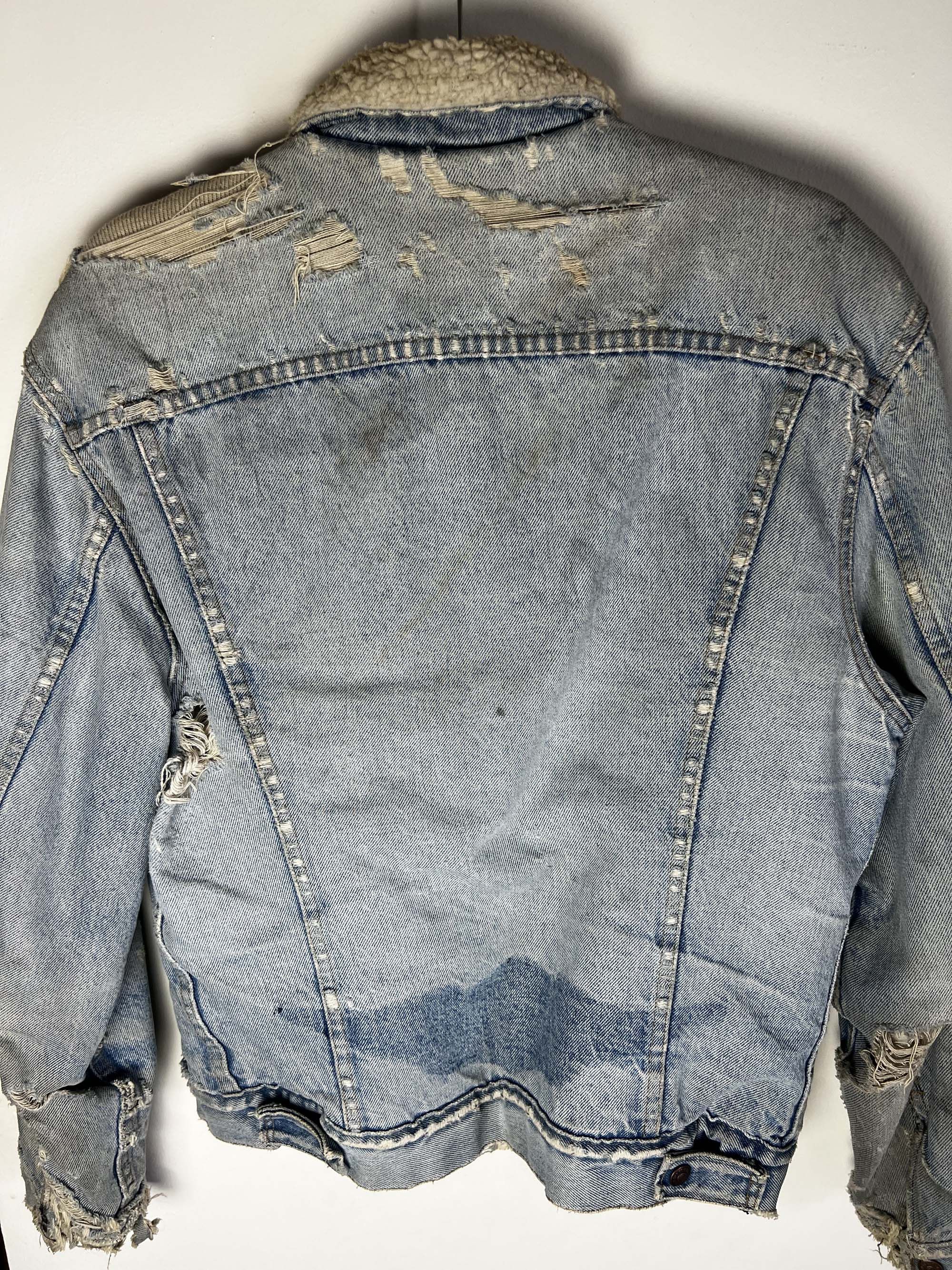 Levi's Vintage Clothing Vintage 1970's Levi's Denim Jacket with Sherpa Lining Size US M / EU 48-50 / 2 - 11 Thumbnail
