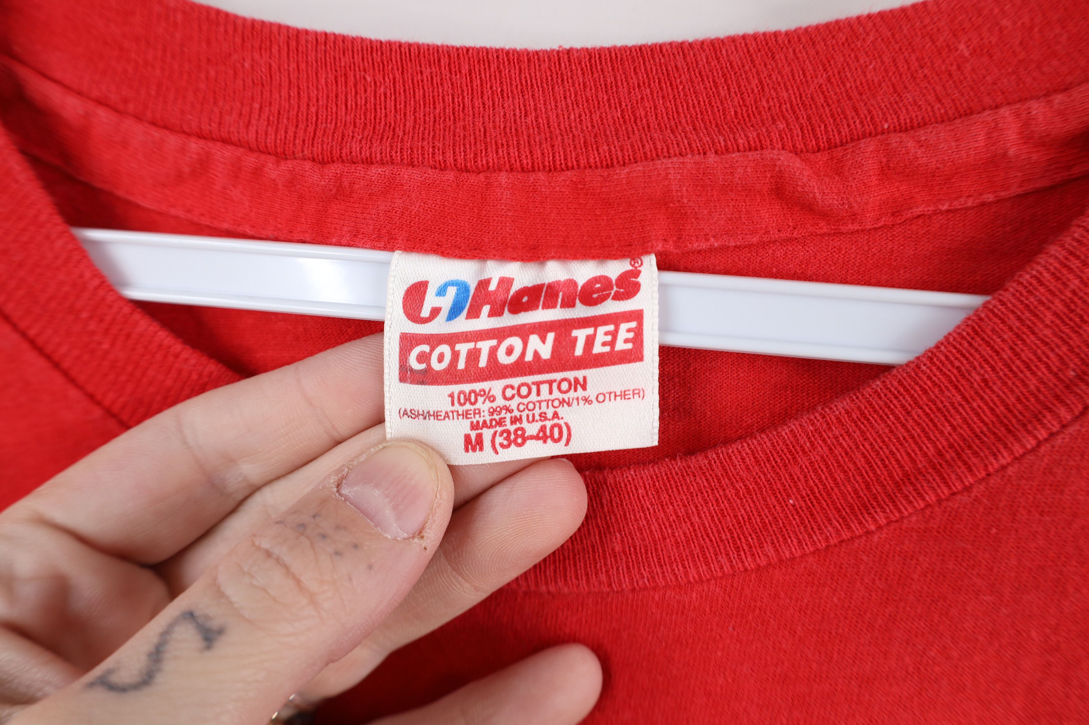 Vintage Vintage 90s Streetwear Hawaii Surfing T-Shirt Red USA Size M / US 6-8 / IT 42-44 - 8 Thumbnail