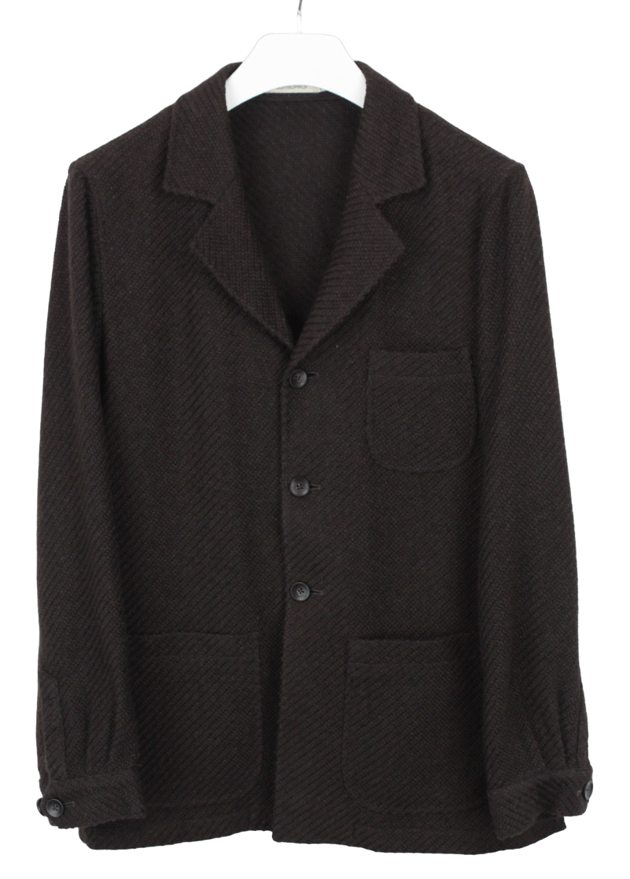 image of Suitsupply Greenwich Jacket Men's Uk 38 Wool Baby Alpaca in Brown (Size Medium)