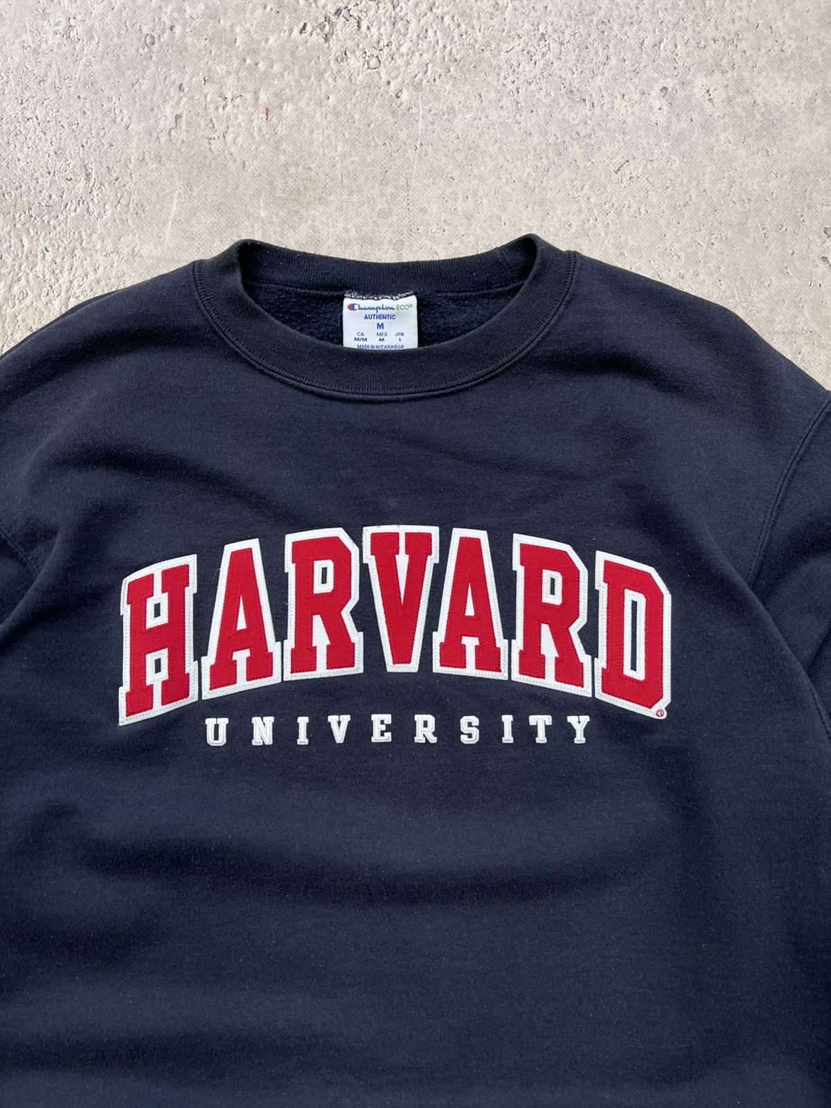 Boxy Champion Reverse Harvard University Crewneck sweatshirt