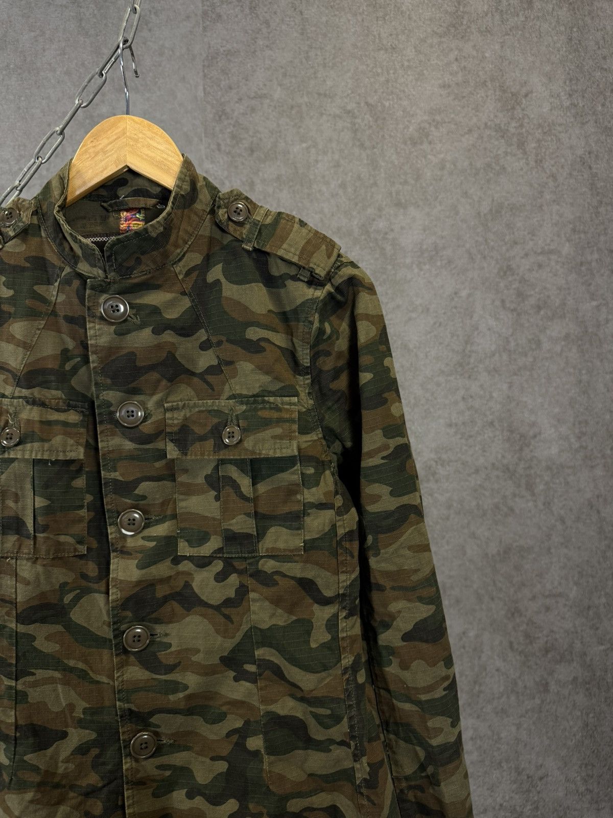 Pretty Green Pretty Green camo military jacket Size US XS / EU 42 / 0 - 2 Thumbnail