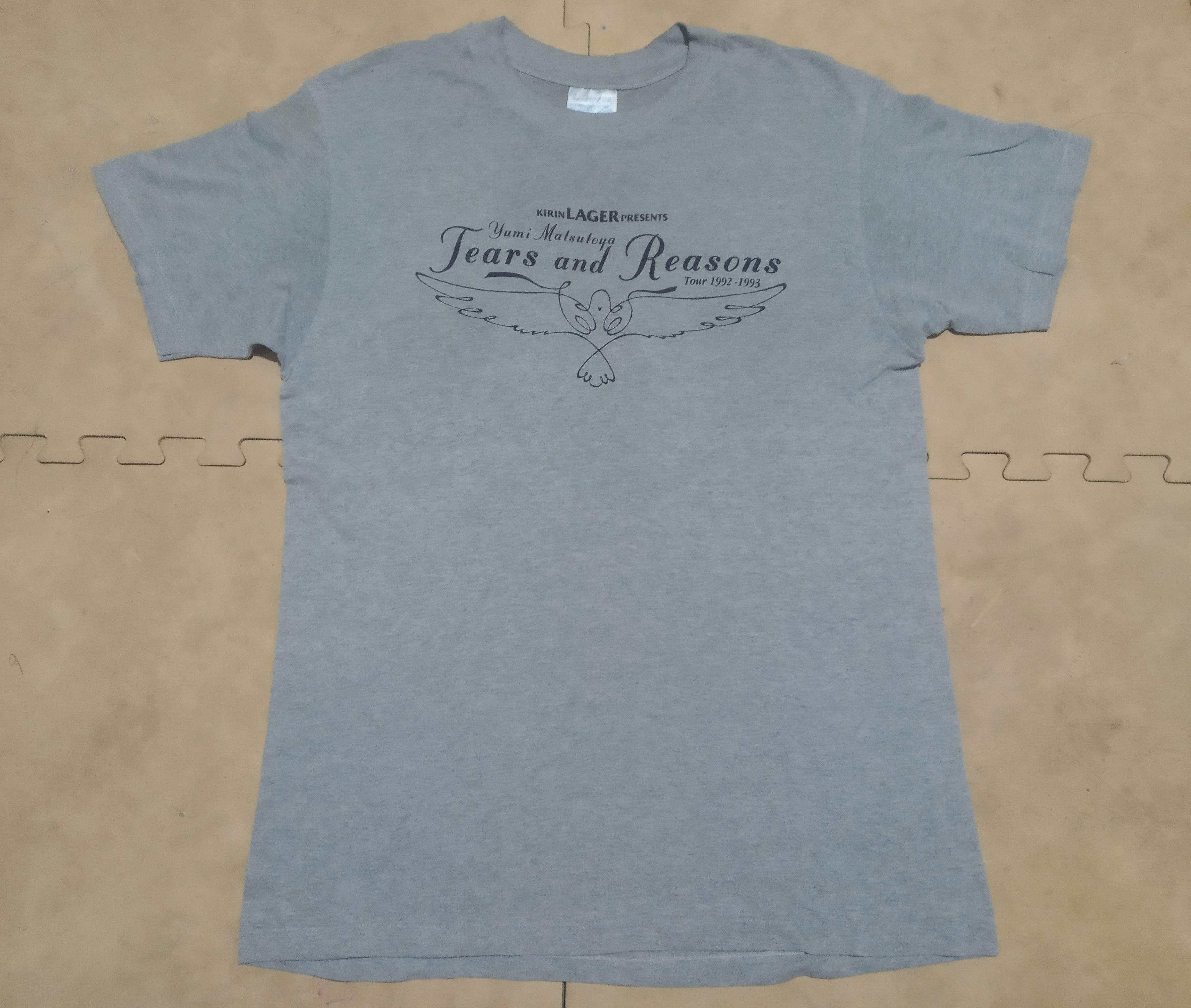Band Tees Yumi Matsutoya "Tears and Reasons" Tour 1992-1993 Size US L / EU 52-54 / 3 - 1 Thumbnail