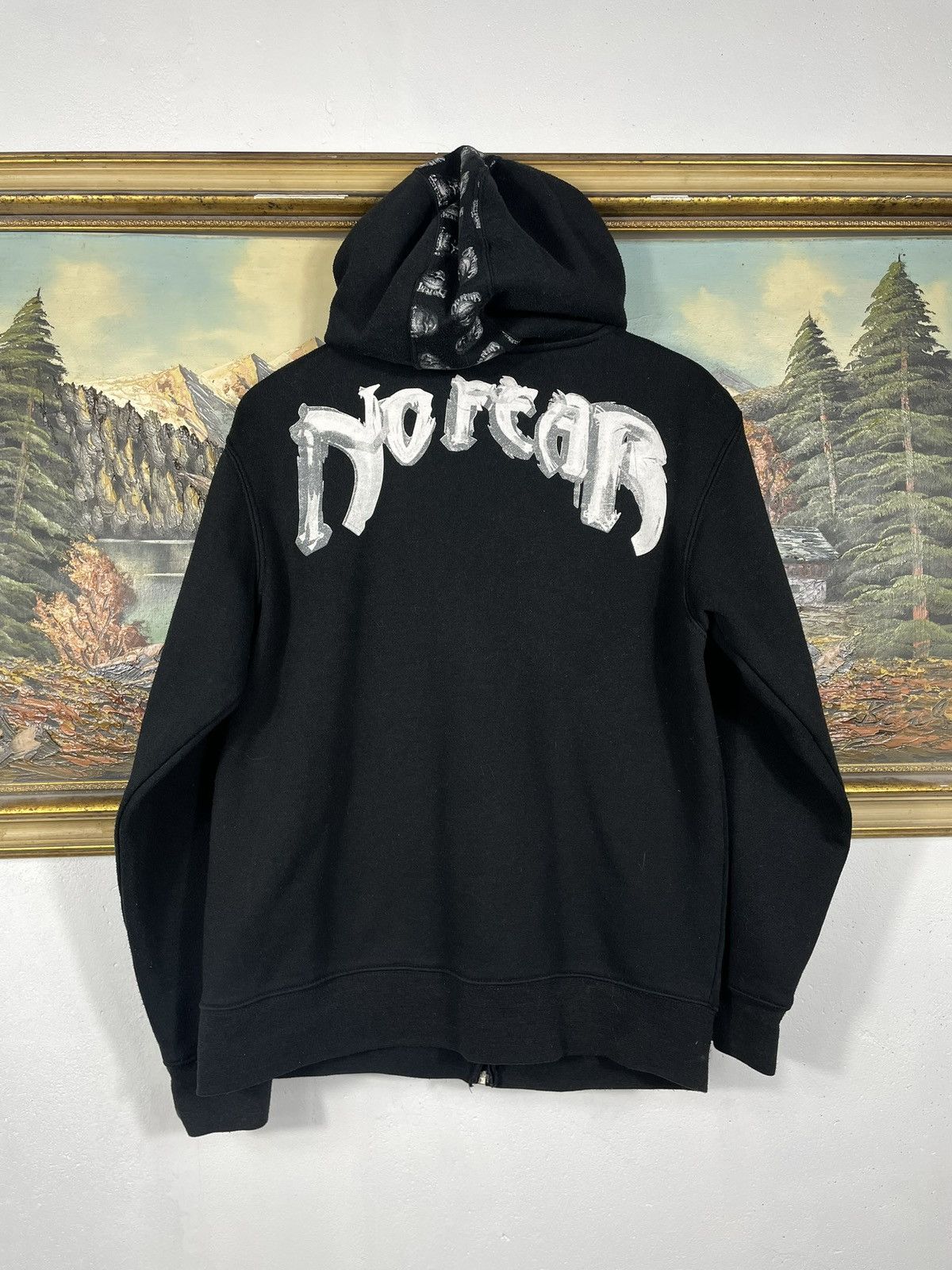 Affliction × No Fear × Vintage No Fear retro 00s hoodie affliction cyber grunge swag opium Size US M / EU 48-50 / 2 - 2 Thumbnail