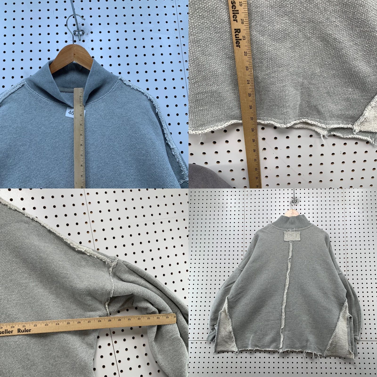Vintage We The Free Wonderful Sweatshirt Womens Large Gray Oversized Bohemian Boho Size L / US 10 / IT 46 - 8 Thumbnail