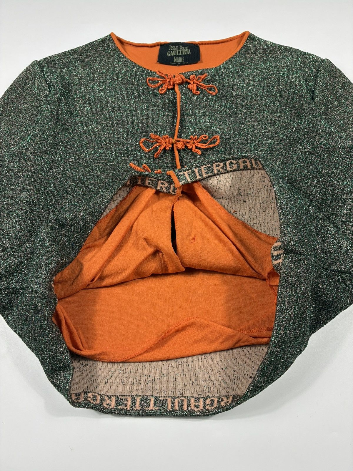 Jean Paul Gaultier Vintage Jean Paul Gaultier Chinese Tang-Style Cardigan Size XS / US 0-2 / IT 36-38 - 7 Thumbnail