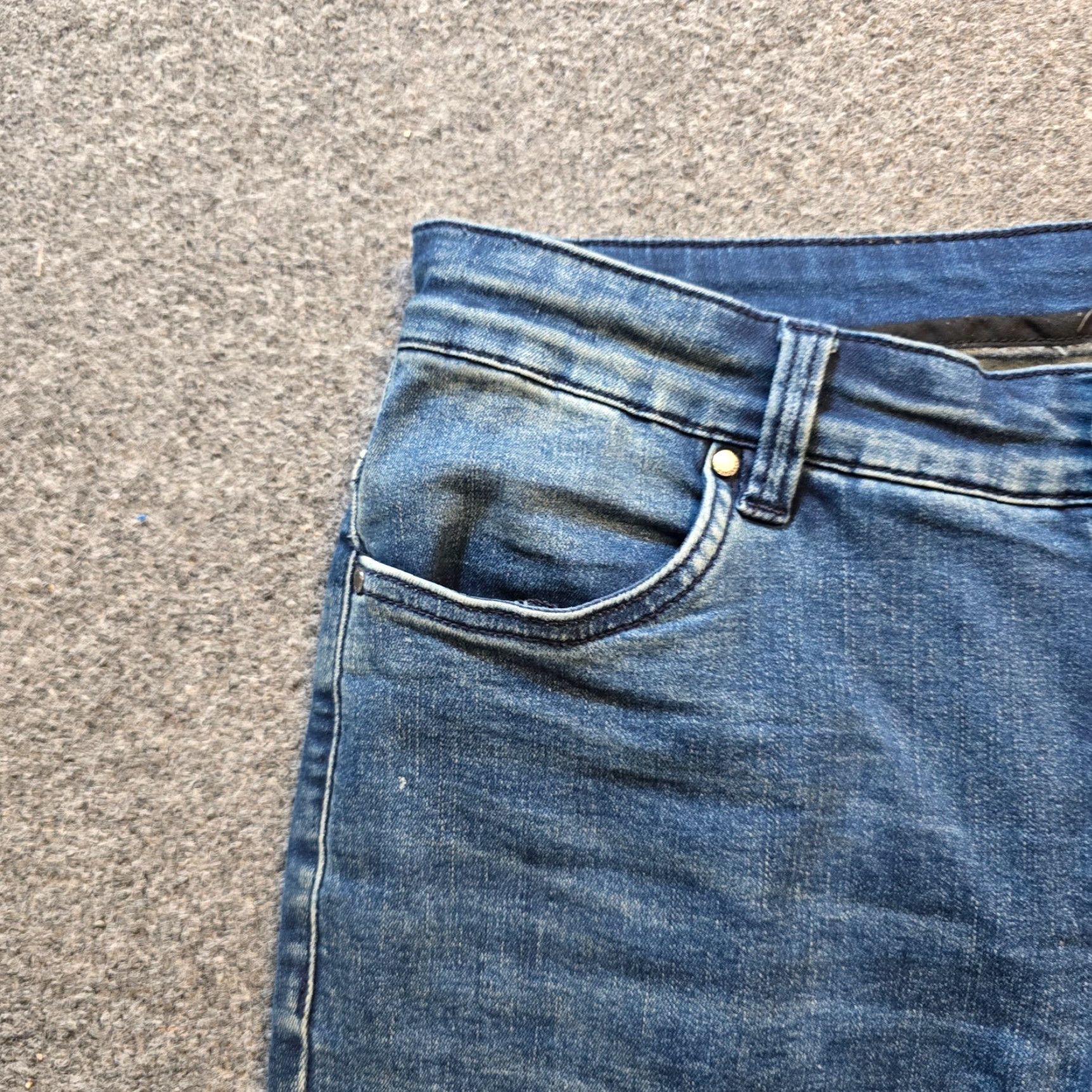 Vintage Universal Standard Jeans Women Size 8 Blue High Rise Tapered Skinny Casual Basic Jeans for Women Size 30" / US 8 / IT 44 - 3 Thumbnail