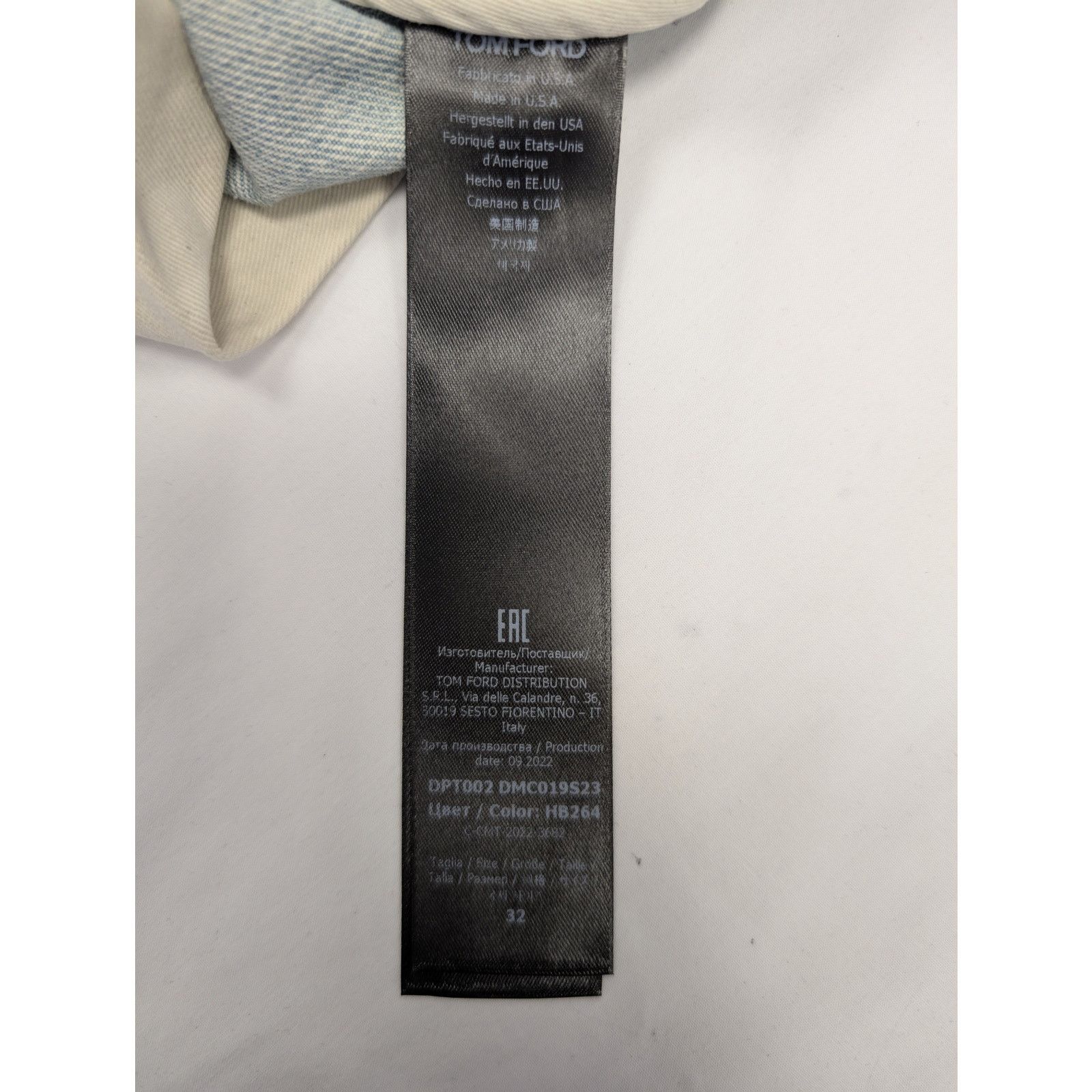Tom Ford o1rshd1 Tapered Denim Jeans in Blue Size US 32 / EU 48 - 20 Thumbnail
