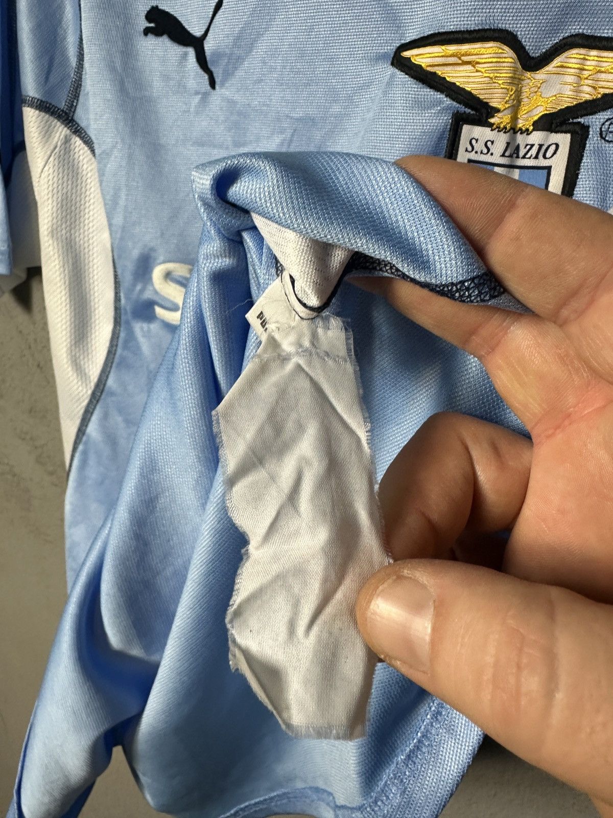 Puma VINTAGE PUMA LAZIO 2001-2002 HOME FOOTBALL JERSEY ITALY Size US M / EU 48-50 / 2 - 7 Thumbnail