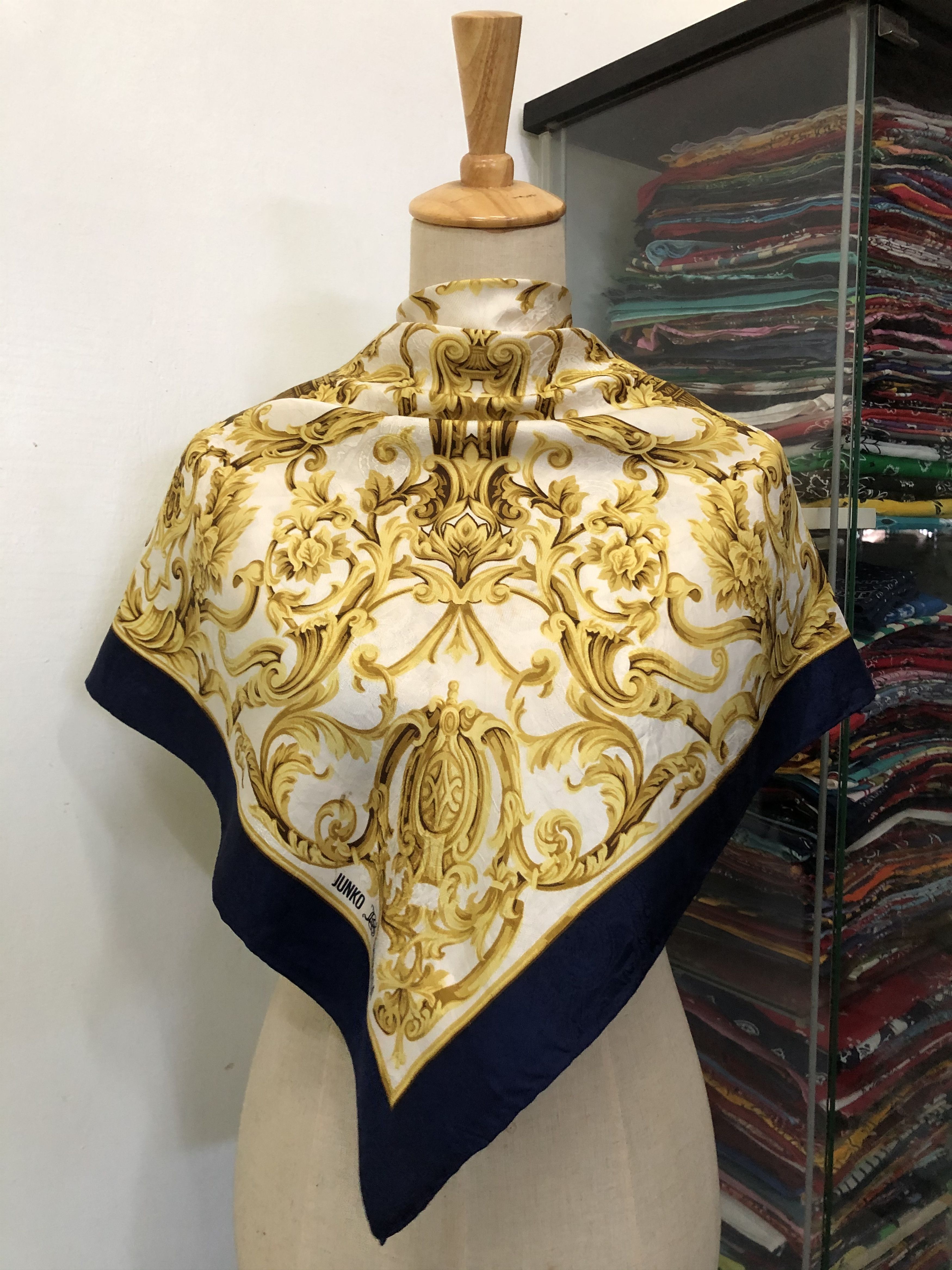 Junko Shimada × Vintage Vintage Junko Shimada Silk Scarf Size ONE SIZE - 1 Thumbnail
