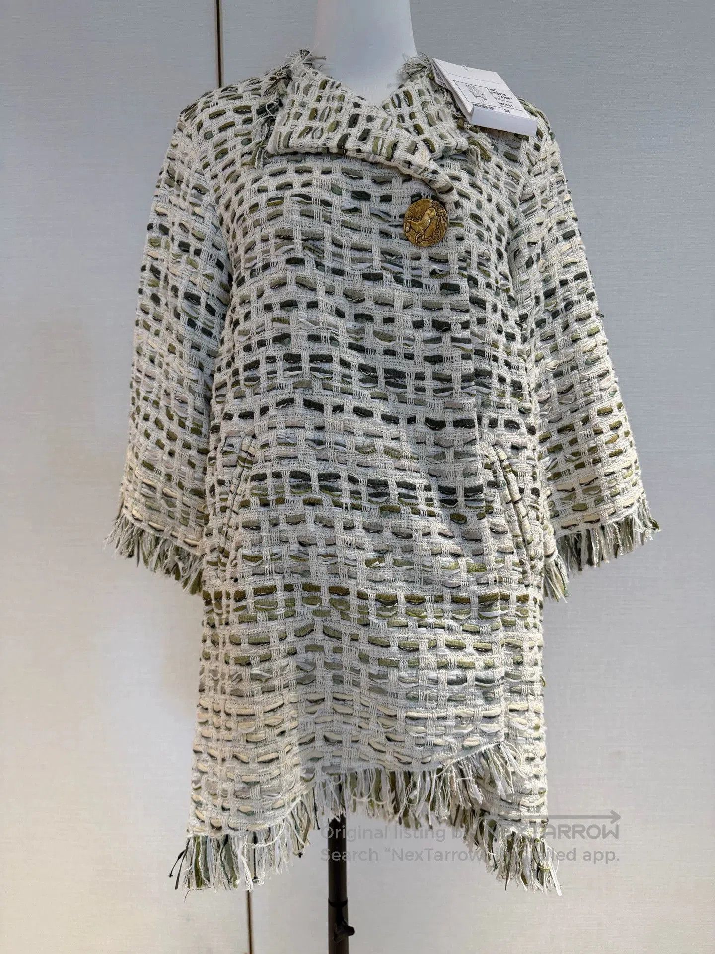 Chanel Chanel 18C Greek Knit Tassel Jacket. Size US XS / EU 42 / 0 - 1 Thumbnail